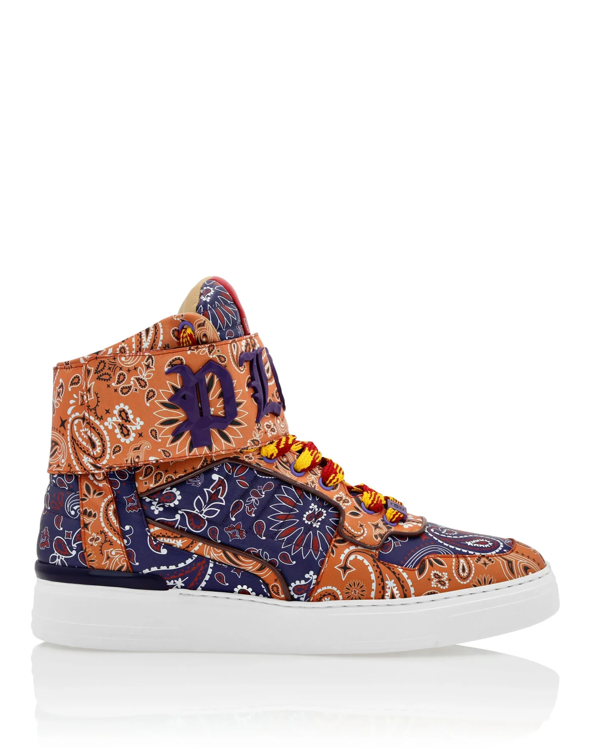 Hi-Top Sneakers Paisley, цвет: Фиолетовый