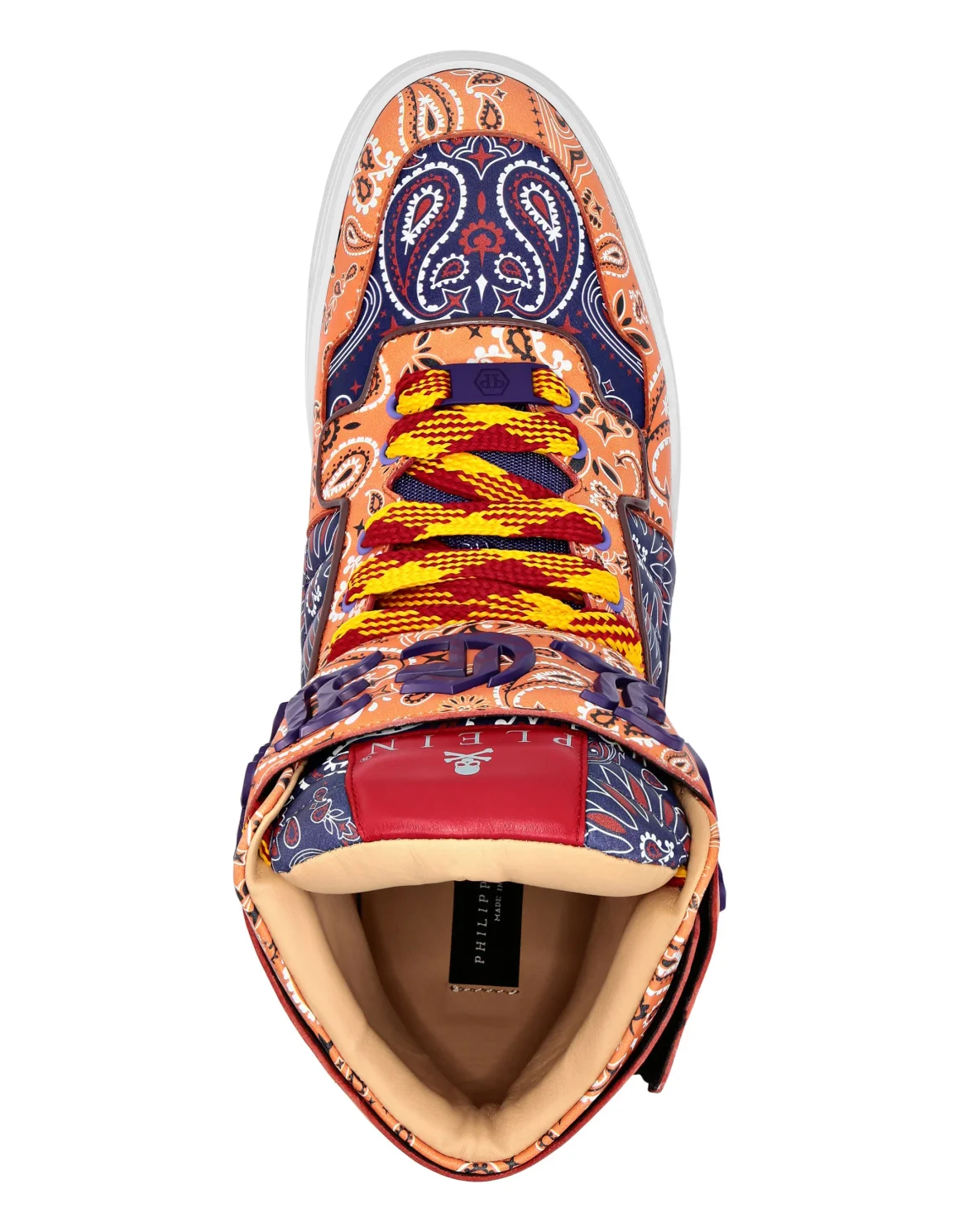 Hi-Top Sneakers Paisley, цвет: Фиолетовый