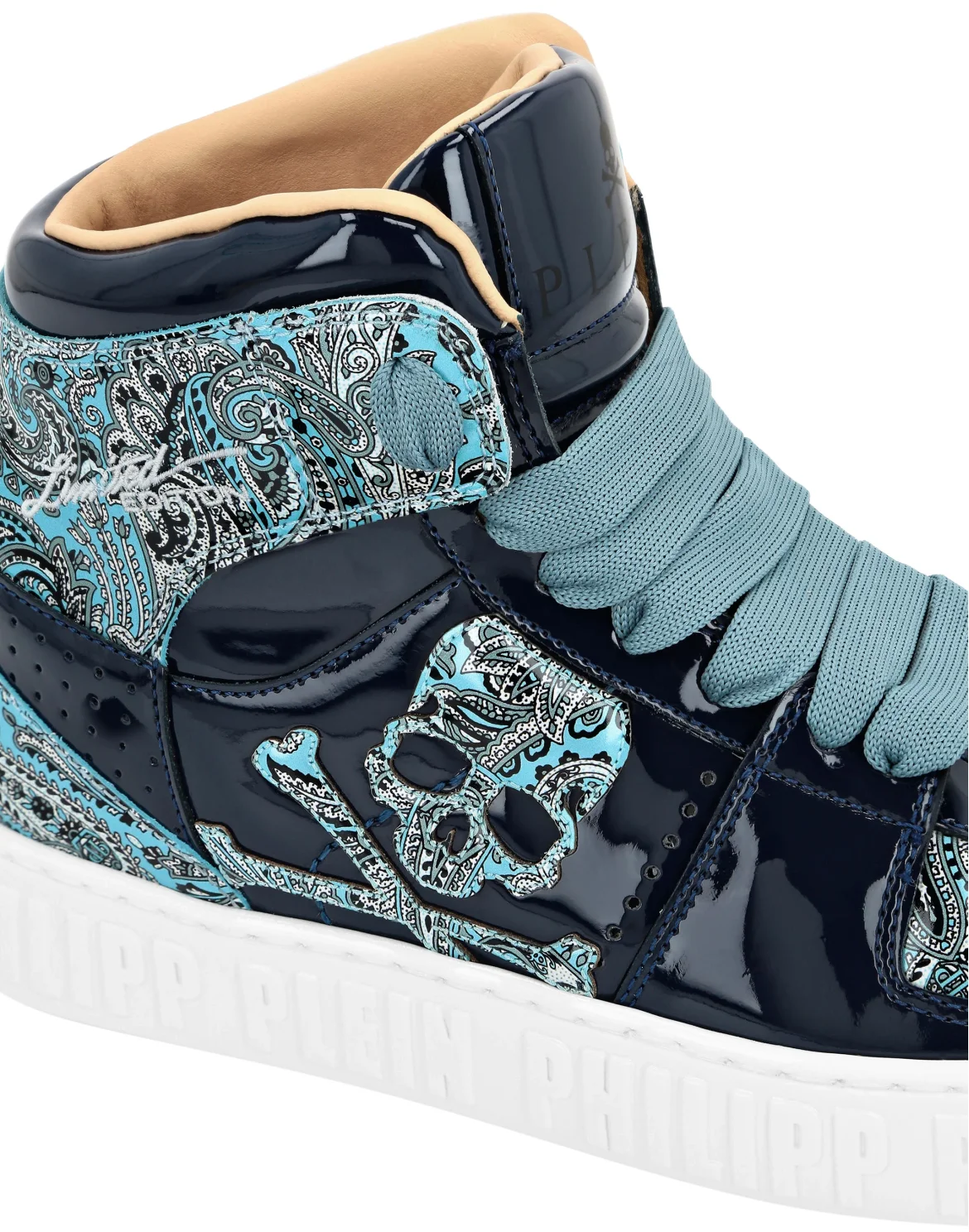 Hi-Top Sneakers Paisley, цвет: Голубой