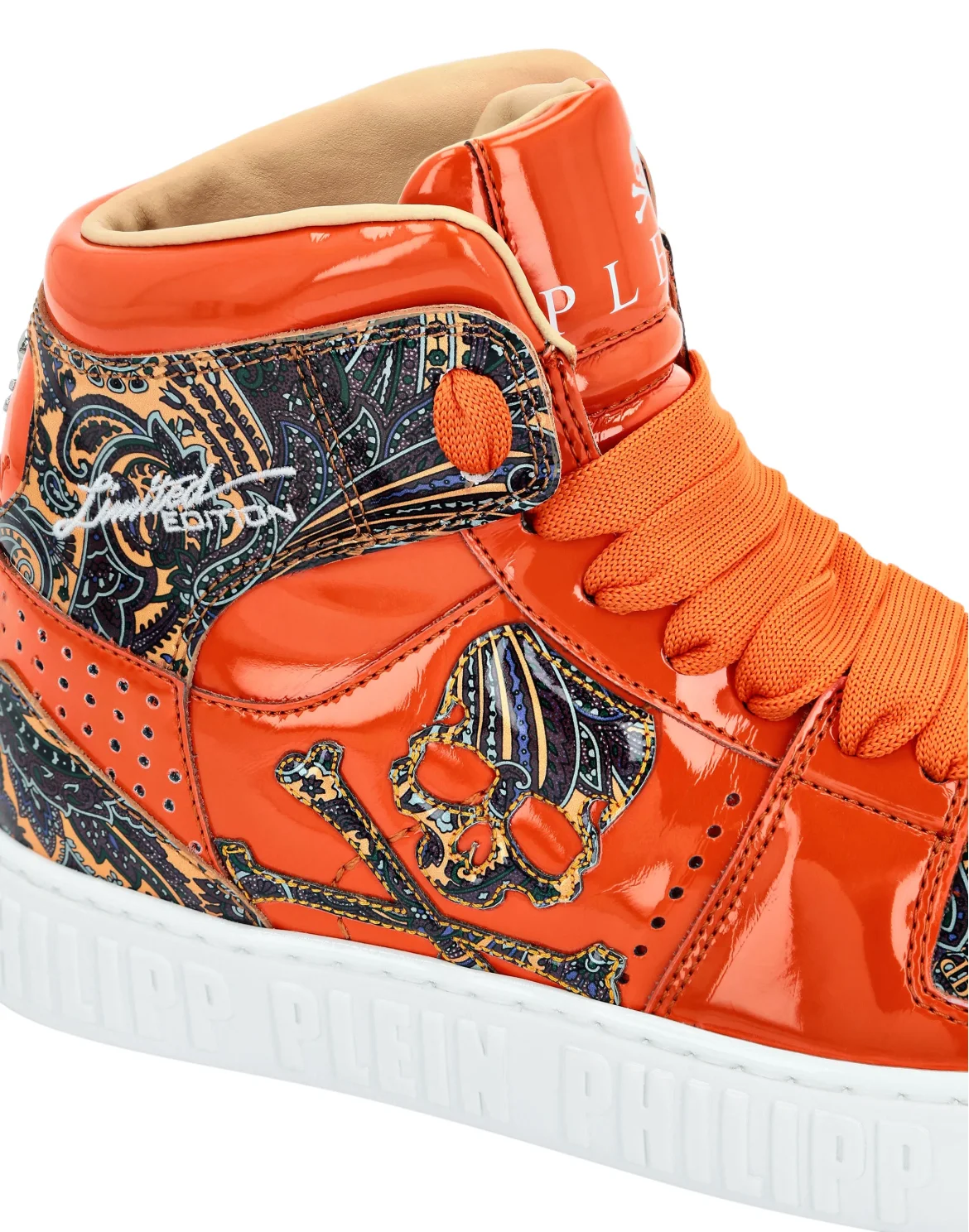 Hi-Top Sneakers Paisley, цвет: Оранжевый