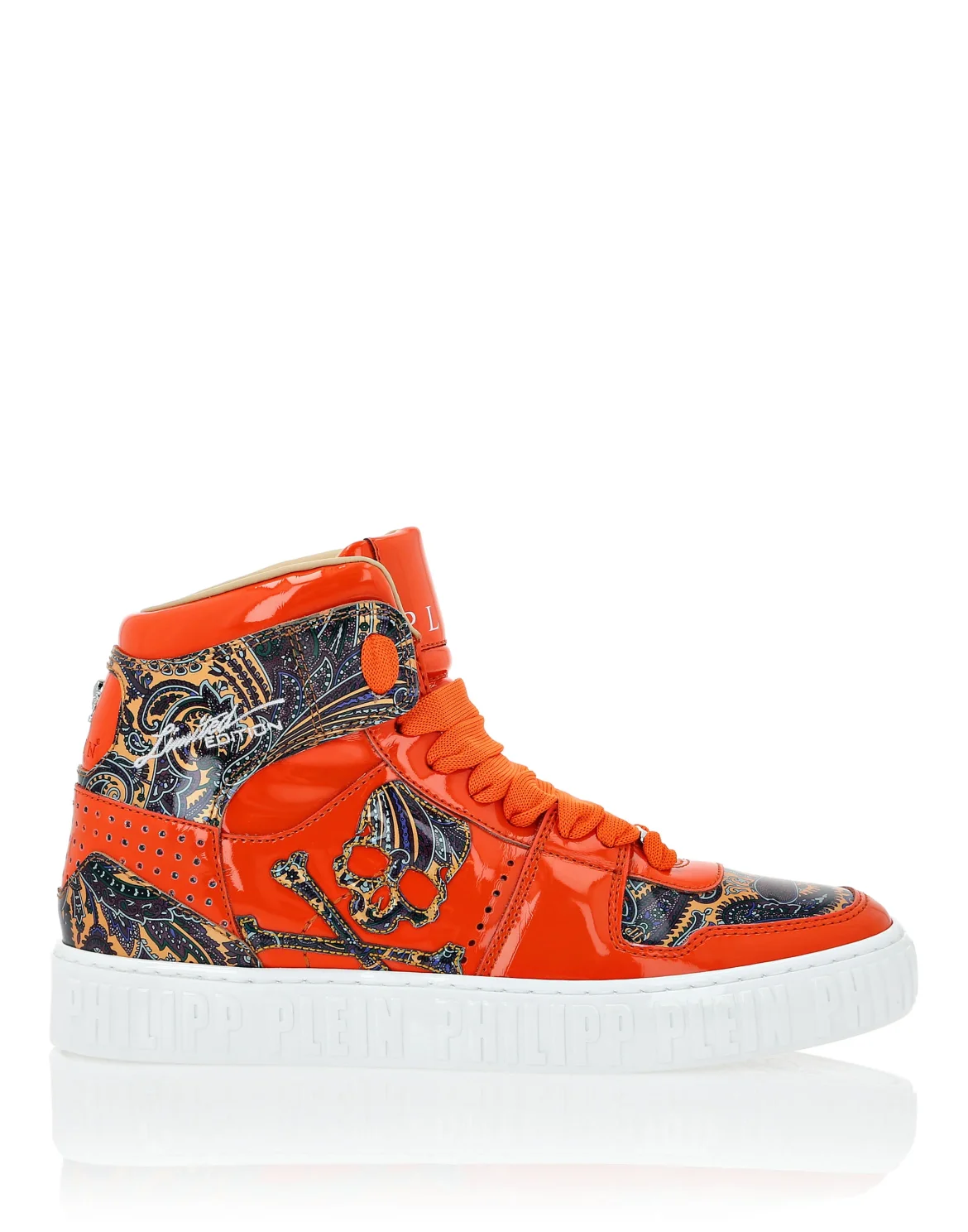 Hi-Top Sneakers Paisley, цвет: Оранжевый