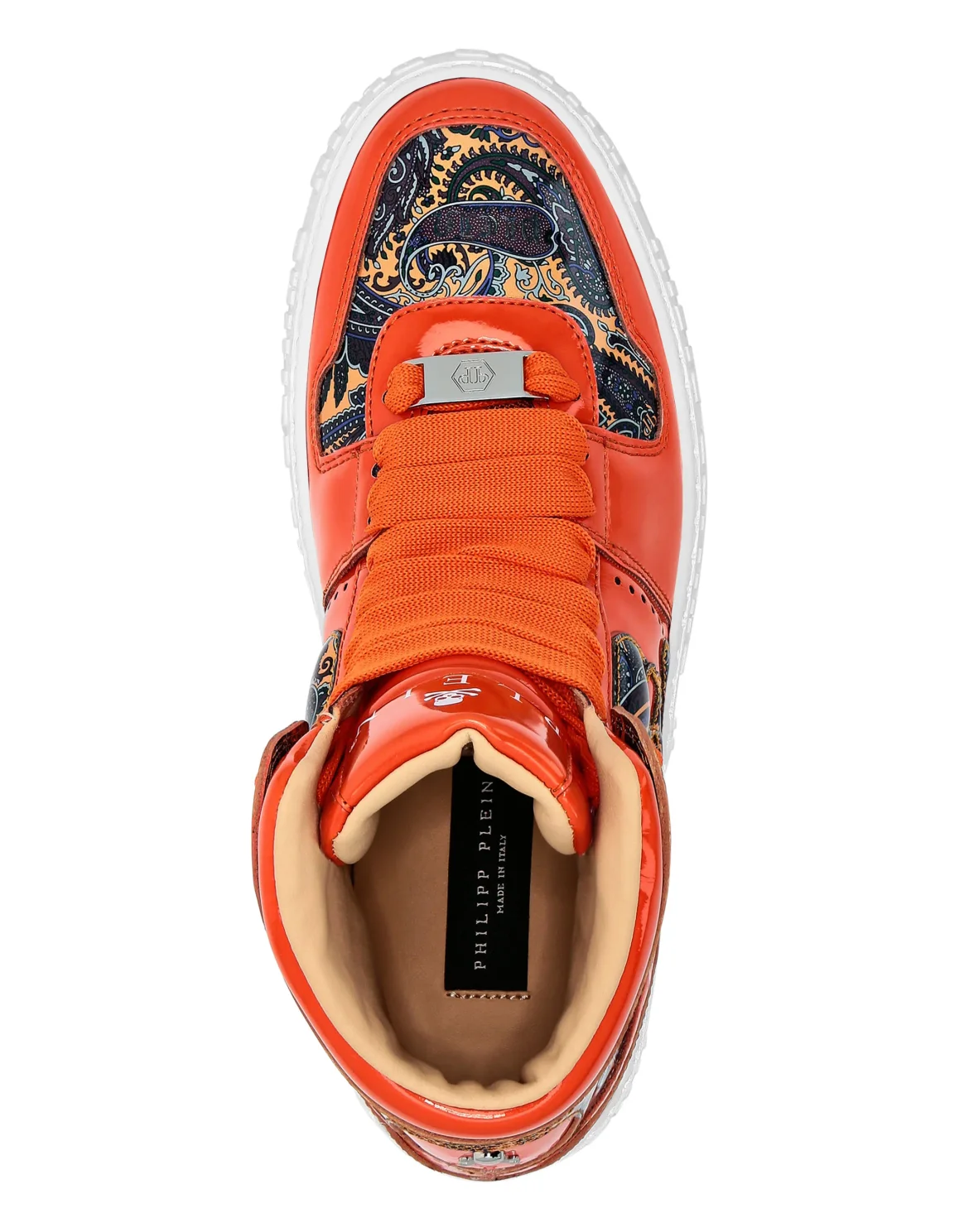 Hi-Top Sneakers Paisley, цвет: Оранжевый