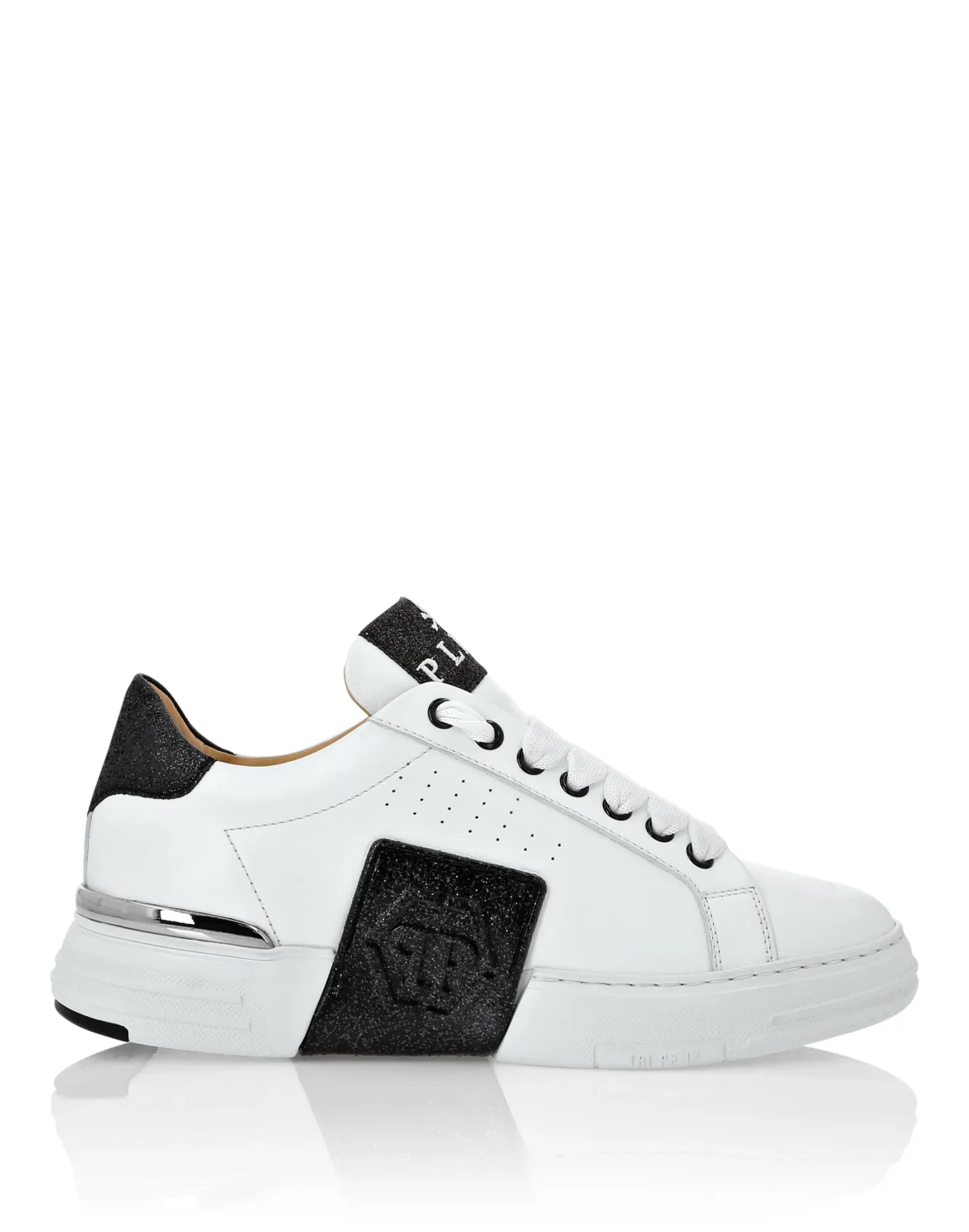 LO-TOP SNEAKERS PHANTOM KICK$ GLITTER, цвет: Белый