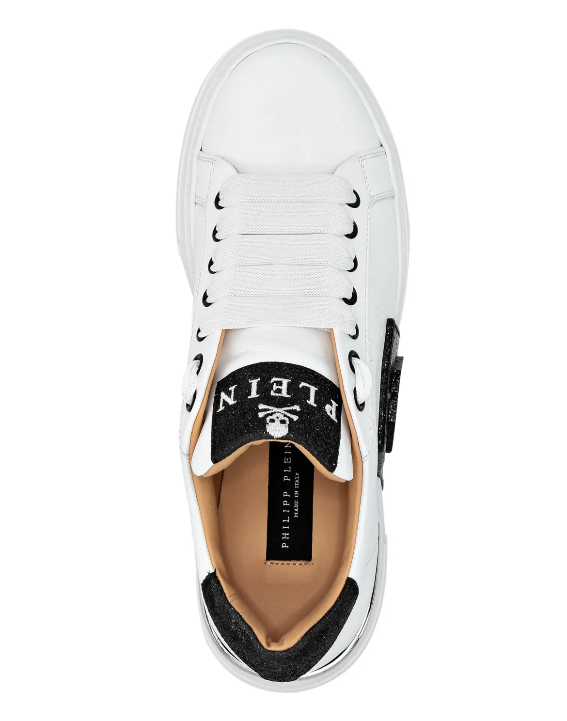 LO-TOP SNEAKERS PHANTOM KICK$ GLITTER, цвет: Белый