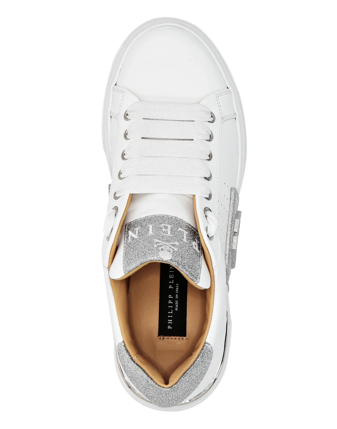 LO-TOP SNEAKERS PHANTOM KICK$ GLITTER, цвет: Белый