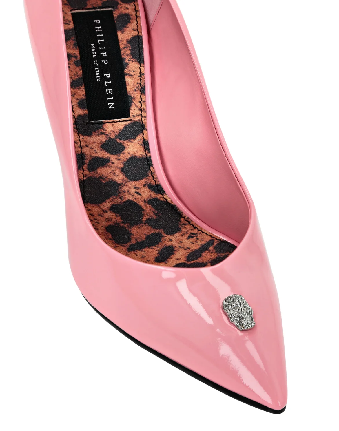 Patent Leather Decollete Hi-Heels Crystal Skull, цвет: Розовый
