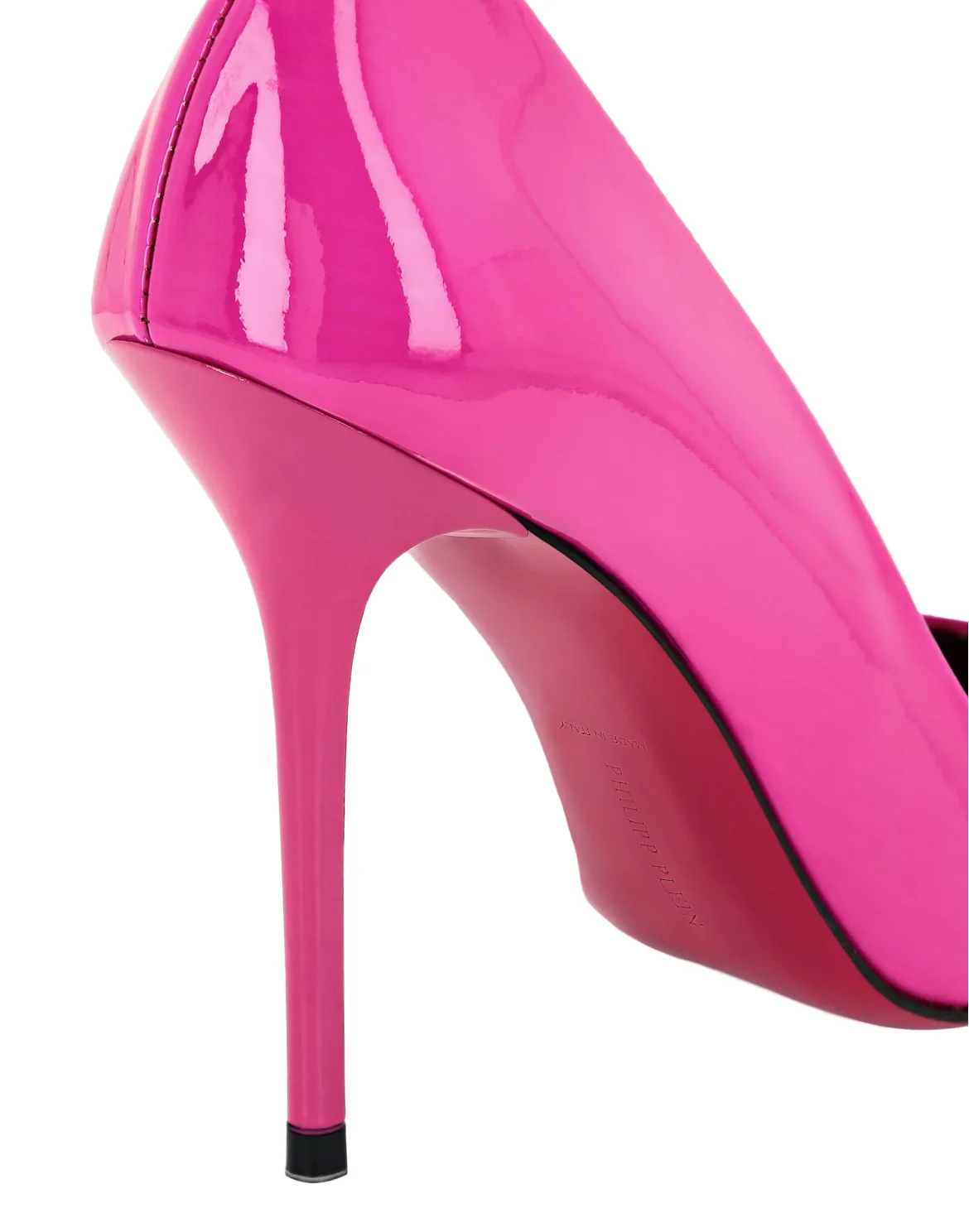 Patent Leather Decollete Hi-Heels Crystal Skull, цвет: Розовый