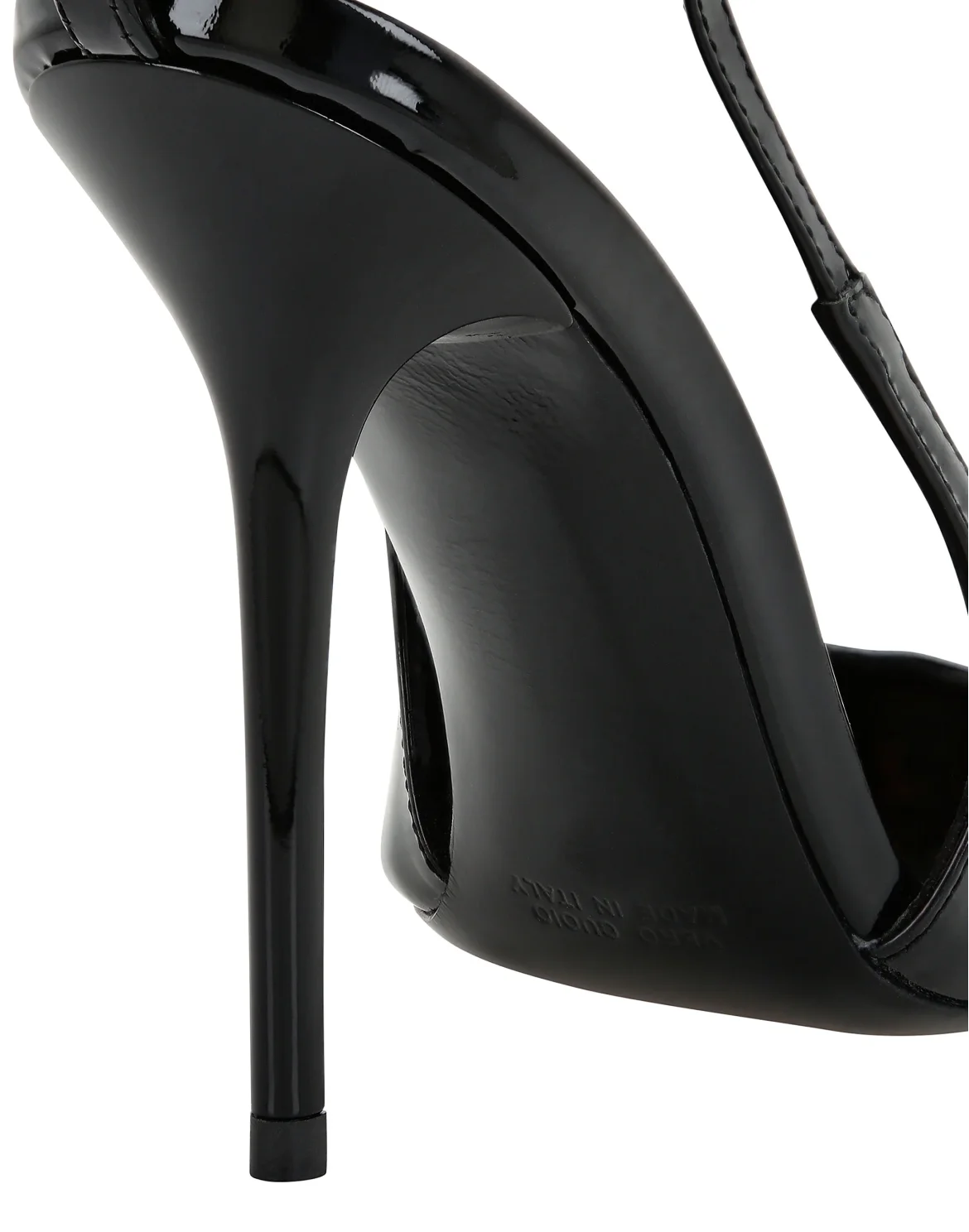 Patent Leather Decollete Hi-Heels Crystal Skull, цвет: Черный