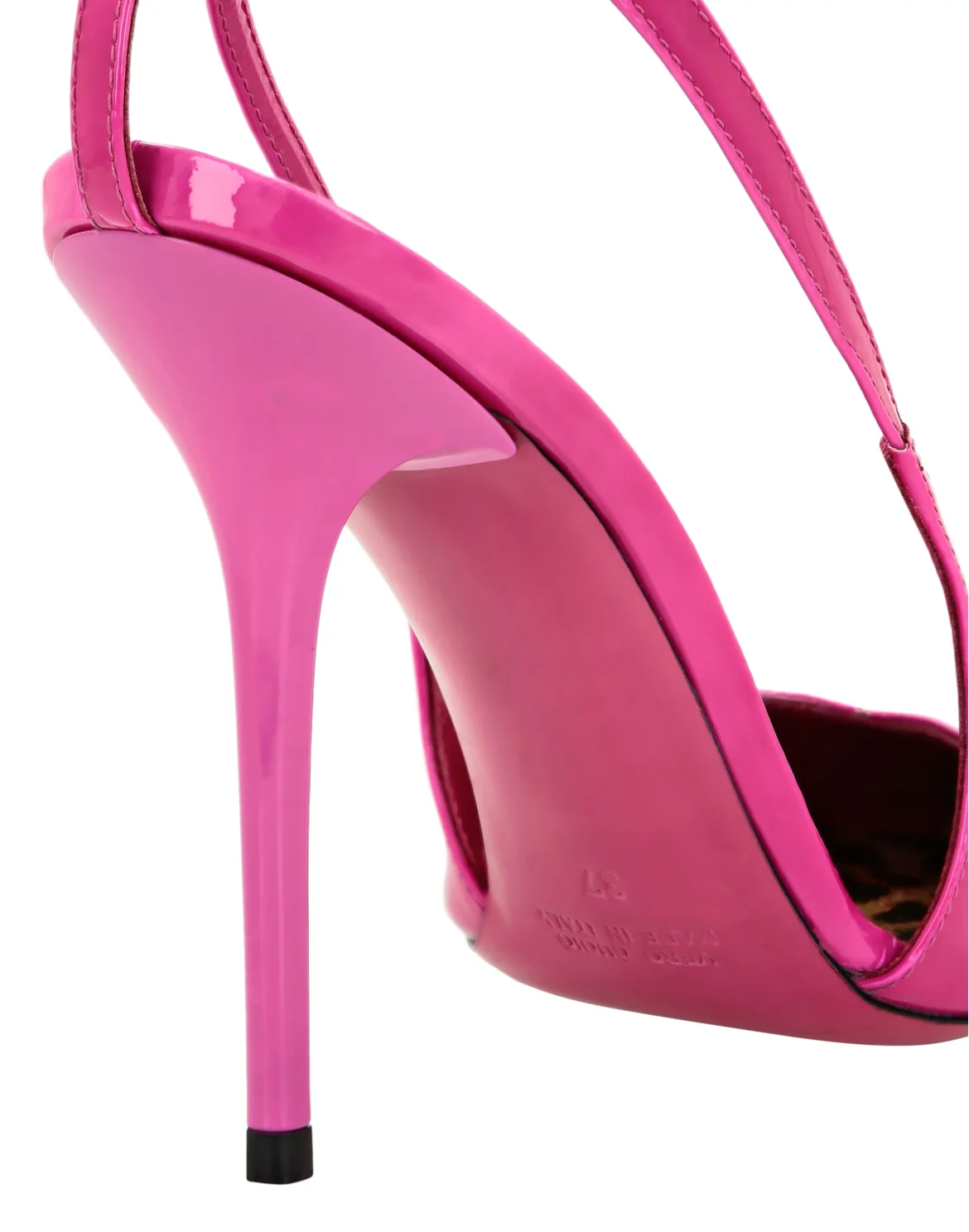 Patent Leather Decollete Hi-Heels Crystal Skull, цвет: Розовый