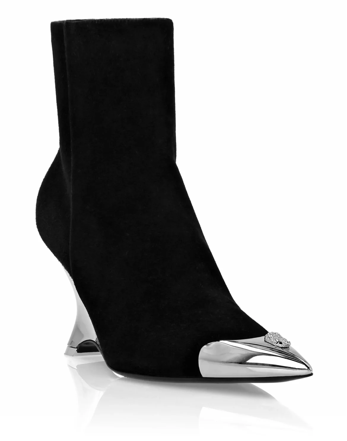 Suede Boots Wedge, цвет: Черный