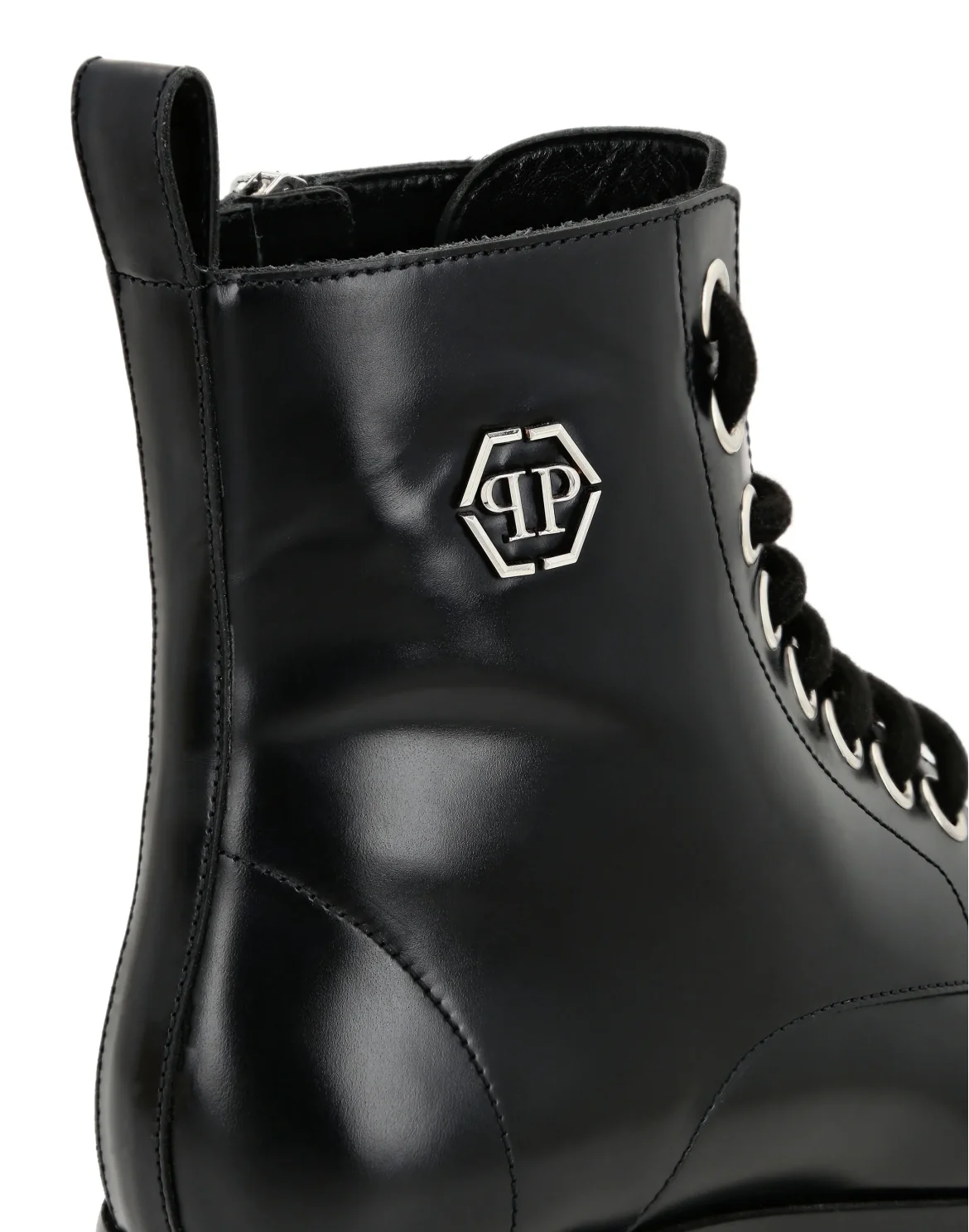 Boots Mid Flat Hexagon, цвет: Черный