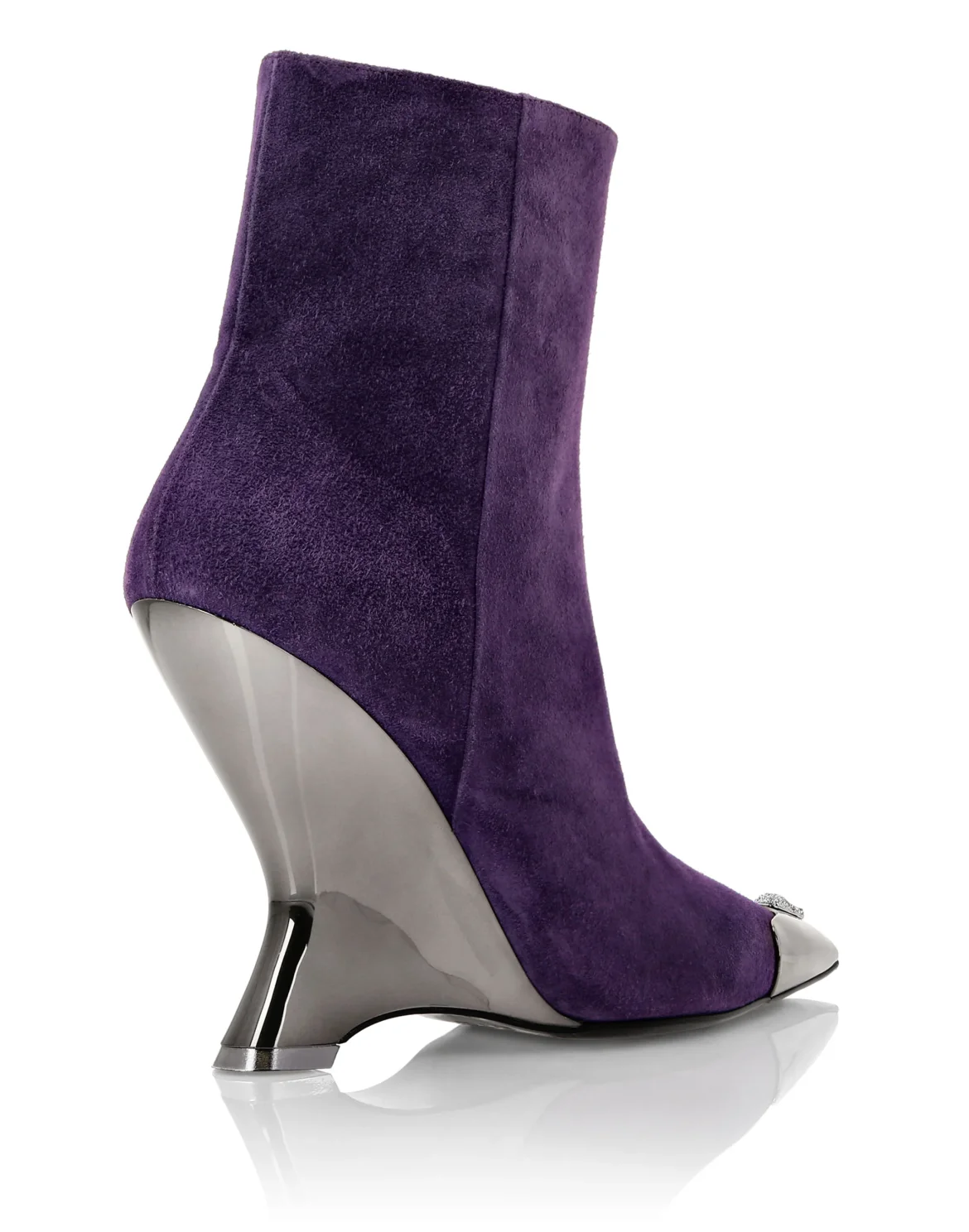Suede Boots Wedge, цвет: Фиолетовый
