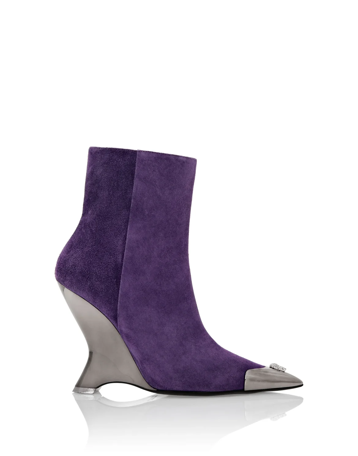 Suede Boots Wedge, цвет: Фиолетовый