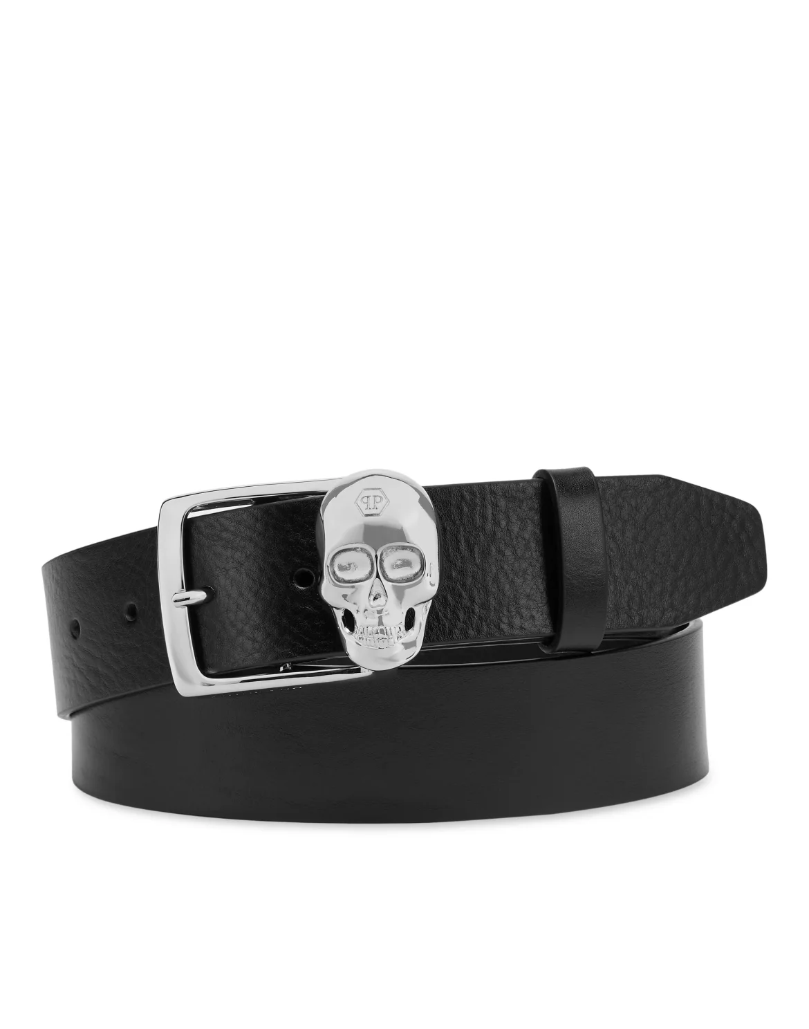 Leather Belt Skull, цвет: Черный