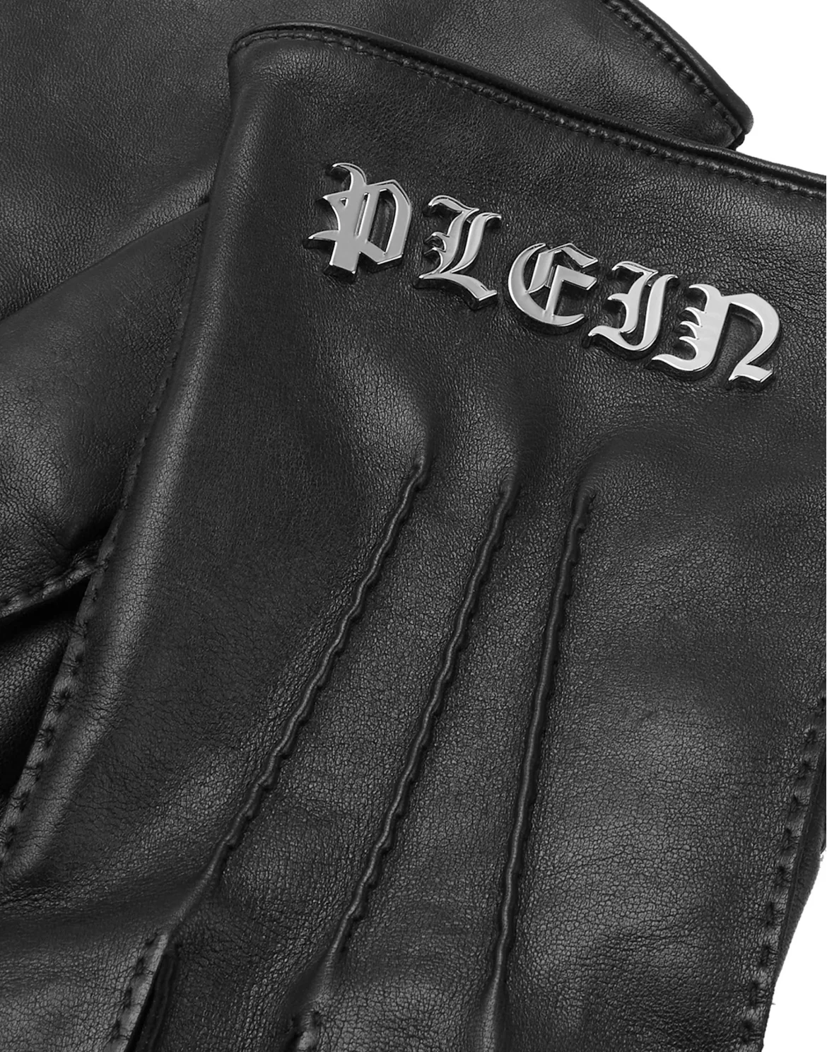 Nappa Mid-Gloves Gothic Plein, цвет: Черный