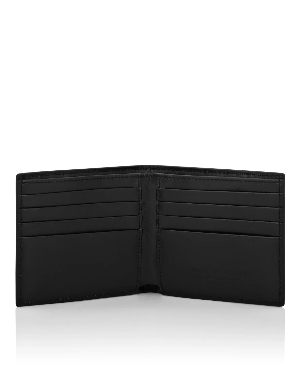 Mirror Leather French Wallet Tattoo, цвет: Серебристый