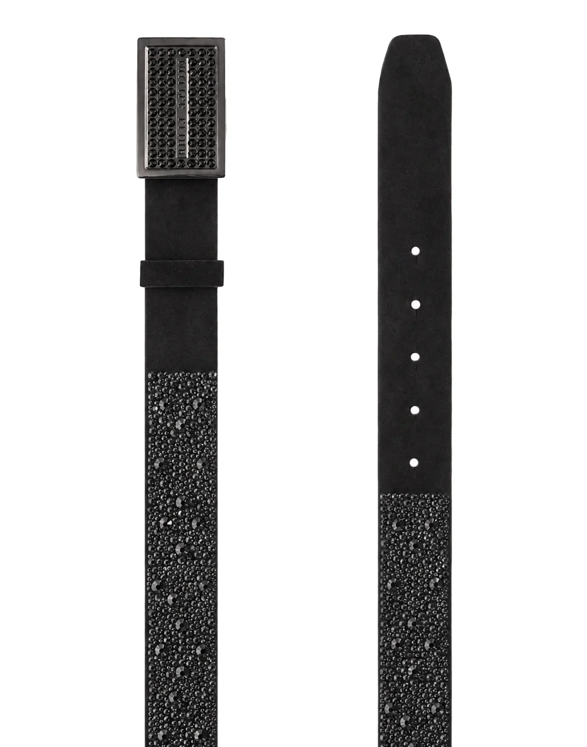 Leopard Leather Belt, цвет: Черный
