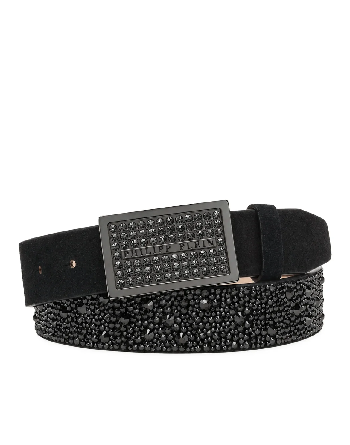 Leopard Leather Belt, цвет: Черный
