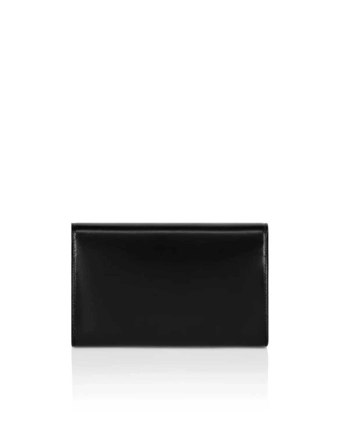 Small Leather Clutch Eagle Belts Skull, цвет: Черный