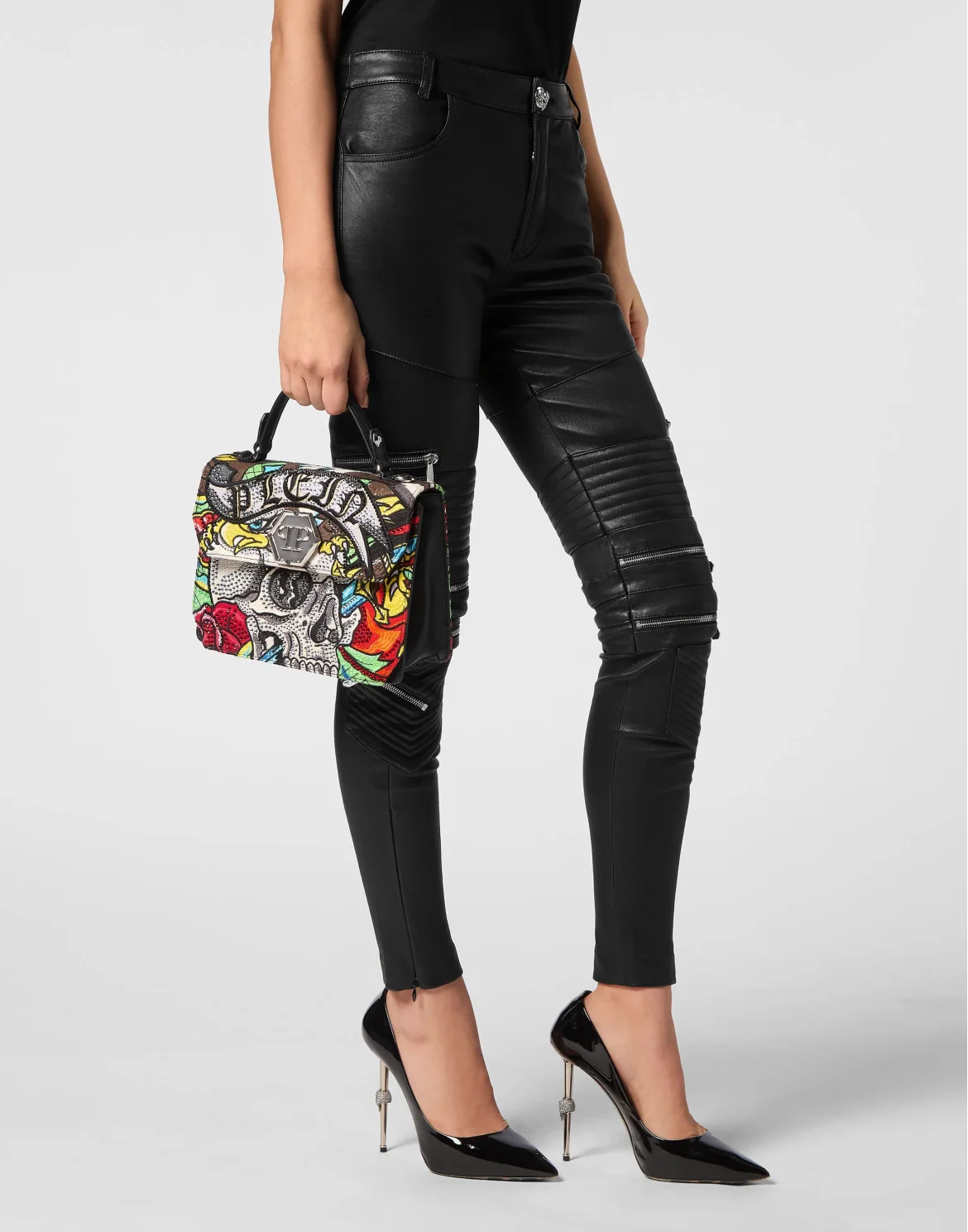 Medium Handle Bag Superheroine TATTOO, цвет: Мультиколор