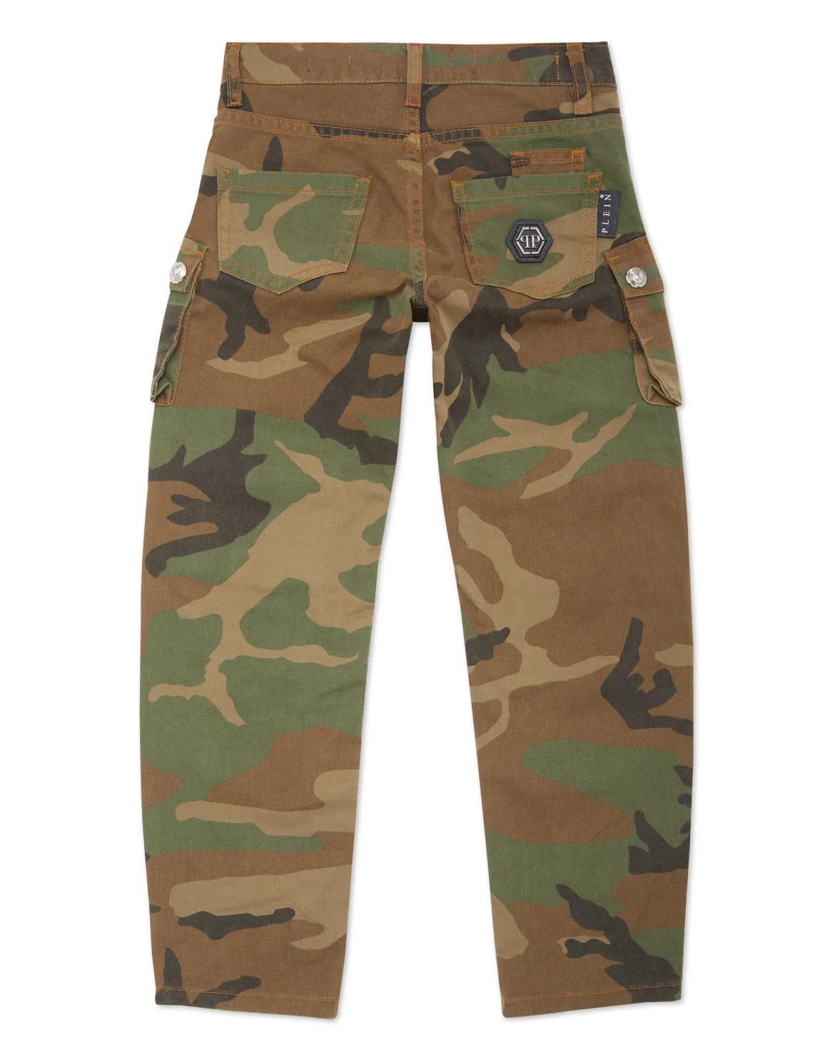Strass Denim Cargo Trousers Camouflage, цвет: Камуфляж