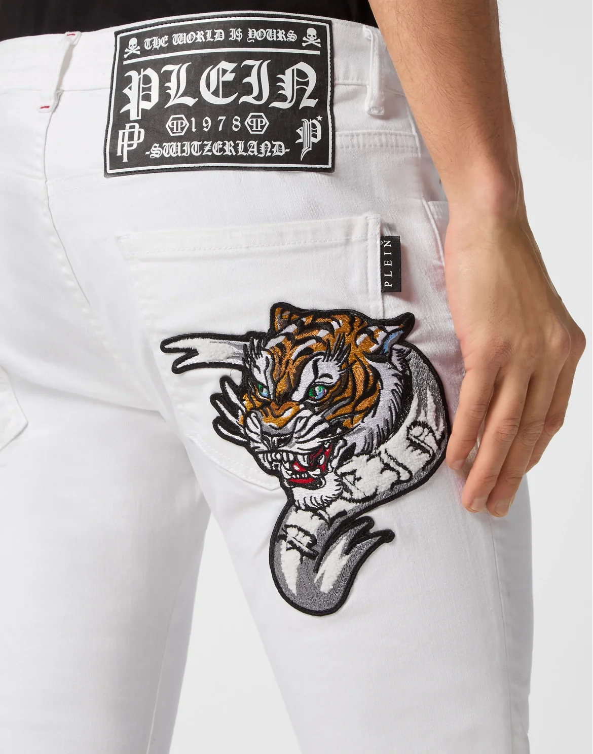 Denim Trousers Super Straight Cut, цвет: Белый