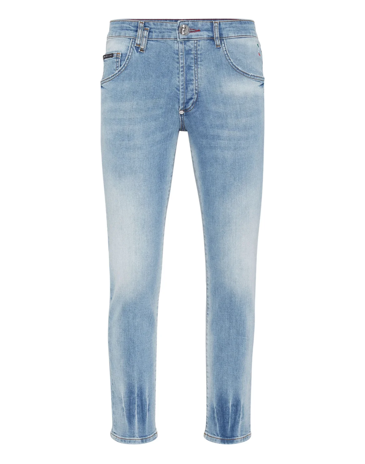 Denim Trousers Skinny Fit, цвет: Синий
