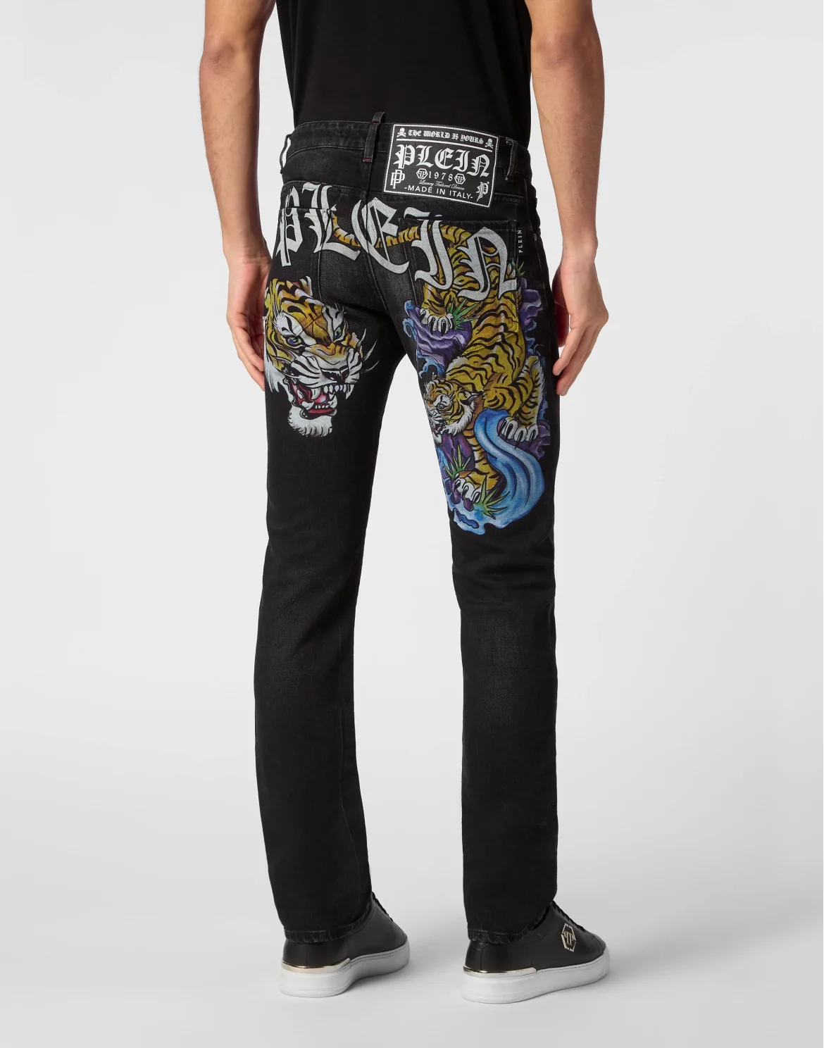 Denim Trousers Super Straight Cut Tattoo, цвет: Серый