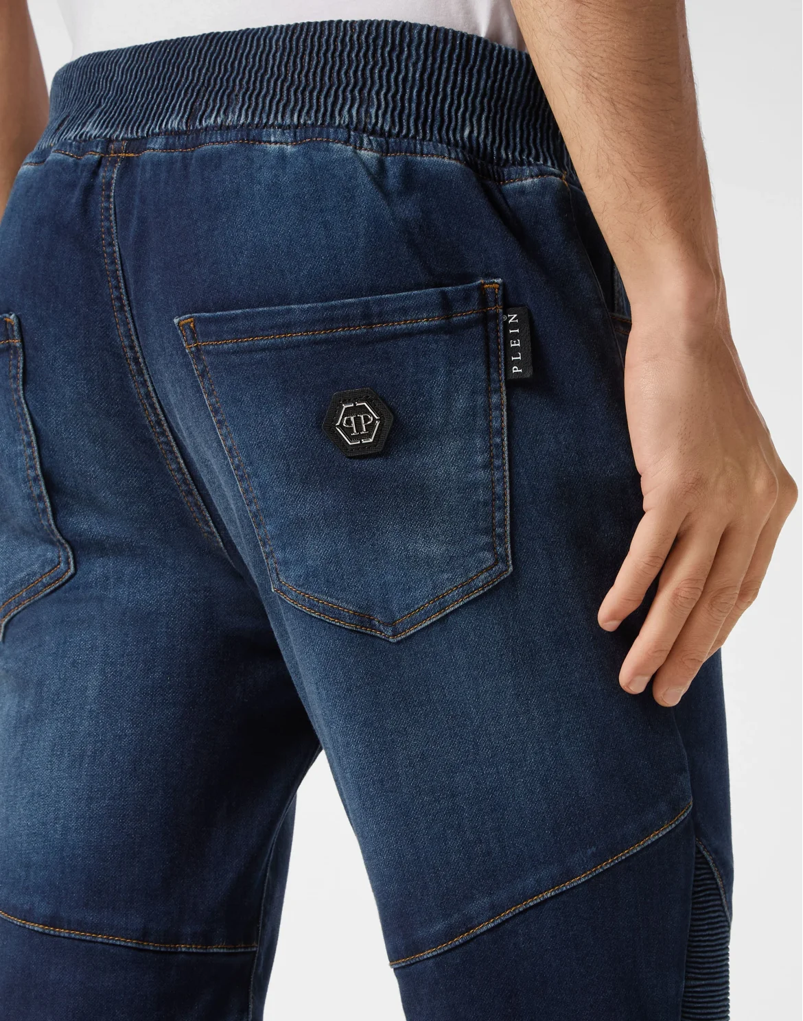 Denim Jogging Trousers, цвет: Синий