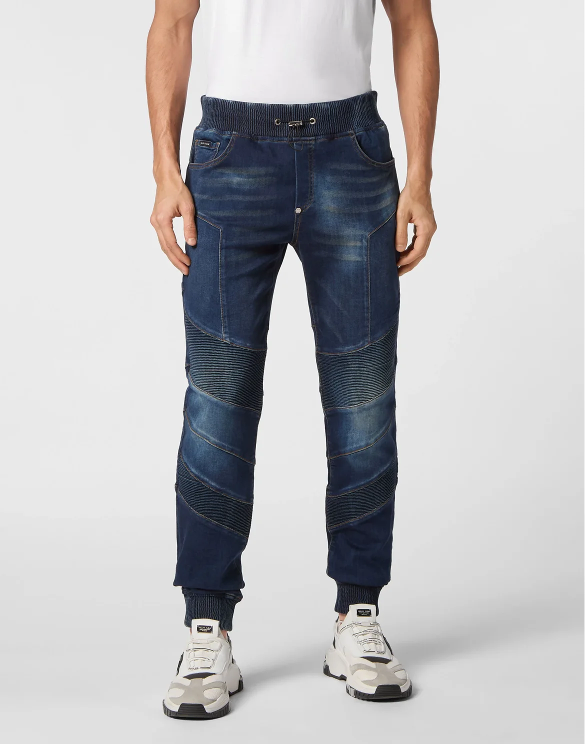 Denim Jogging Trousers, цвет: Синий