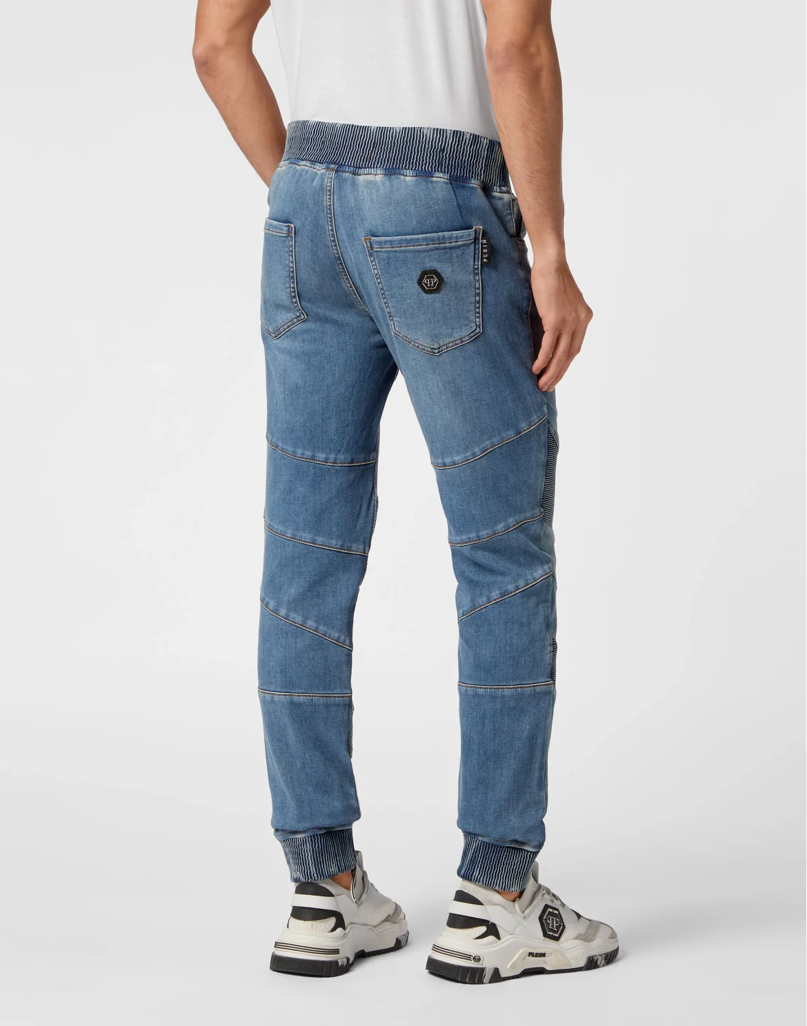 Denim Jogging Trousers, цвет: Серый