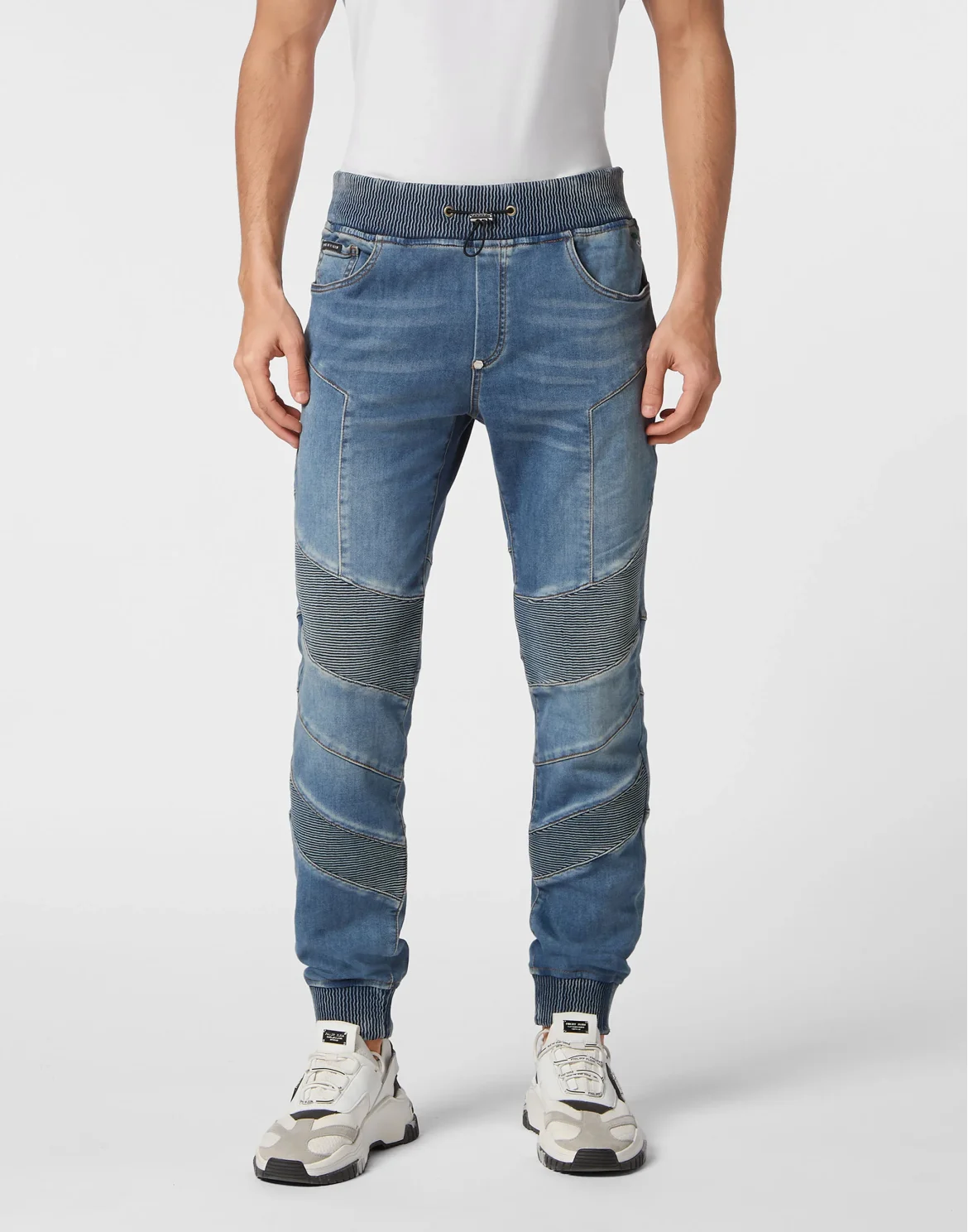 Denim Jogging Trousers, цвет: Серый