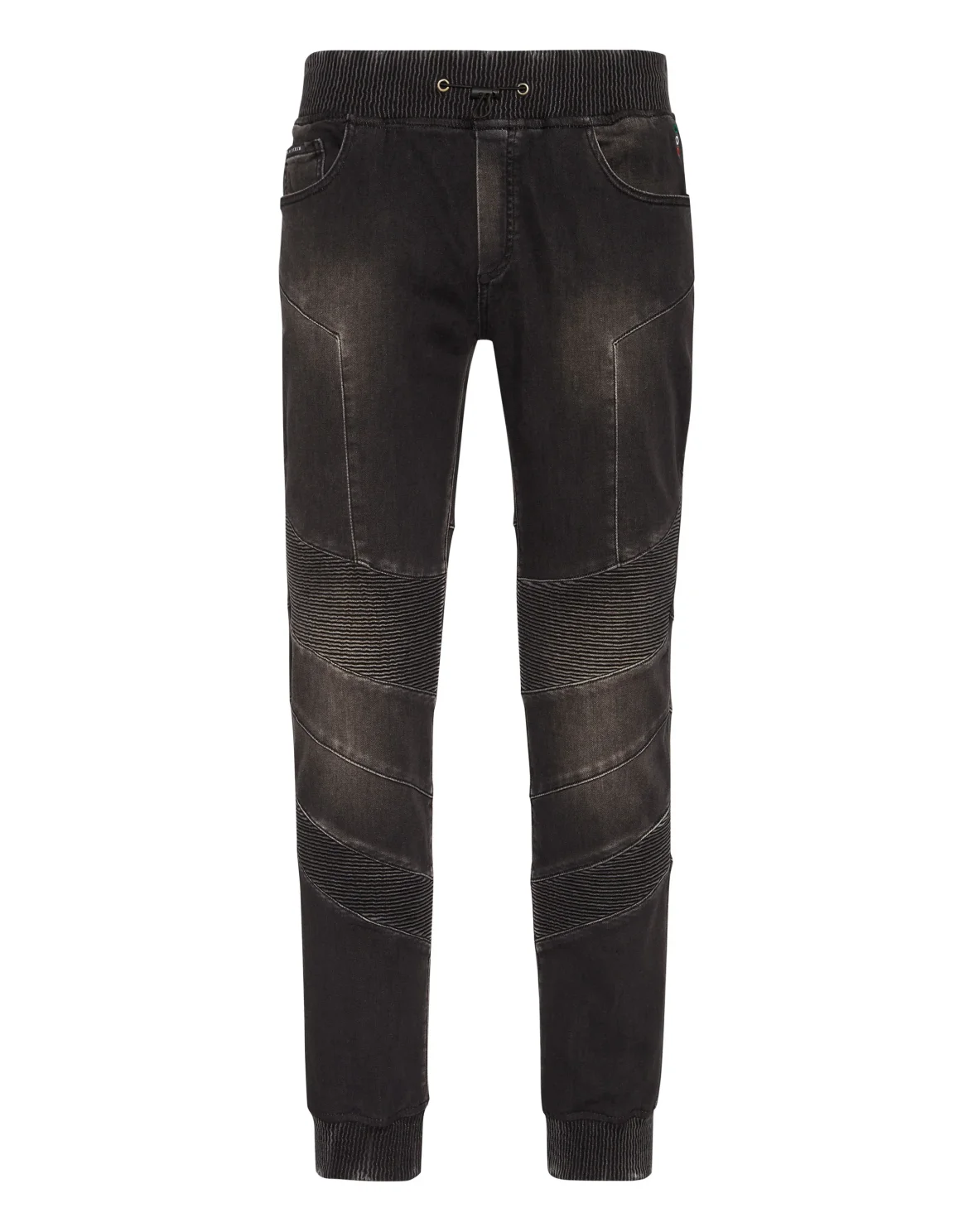 Denim Jogging Trousers, цвет: Черный