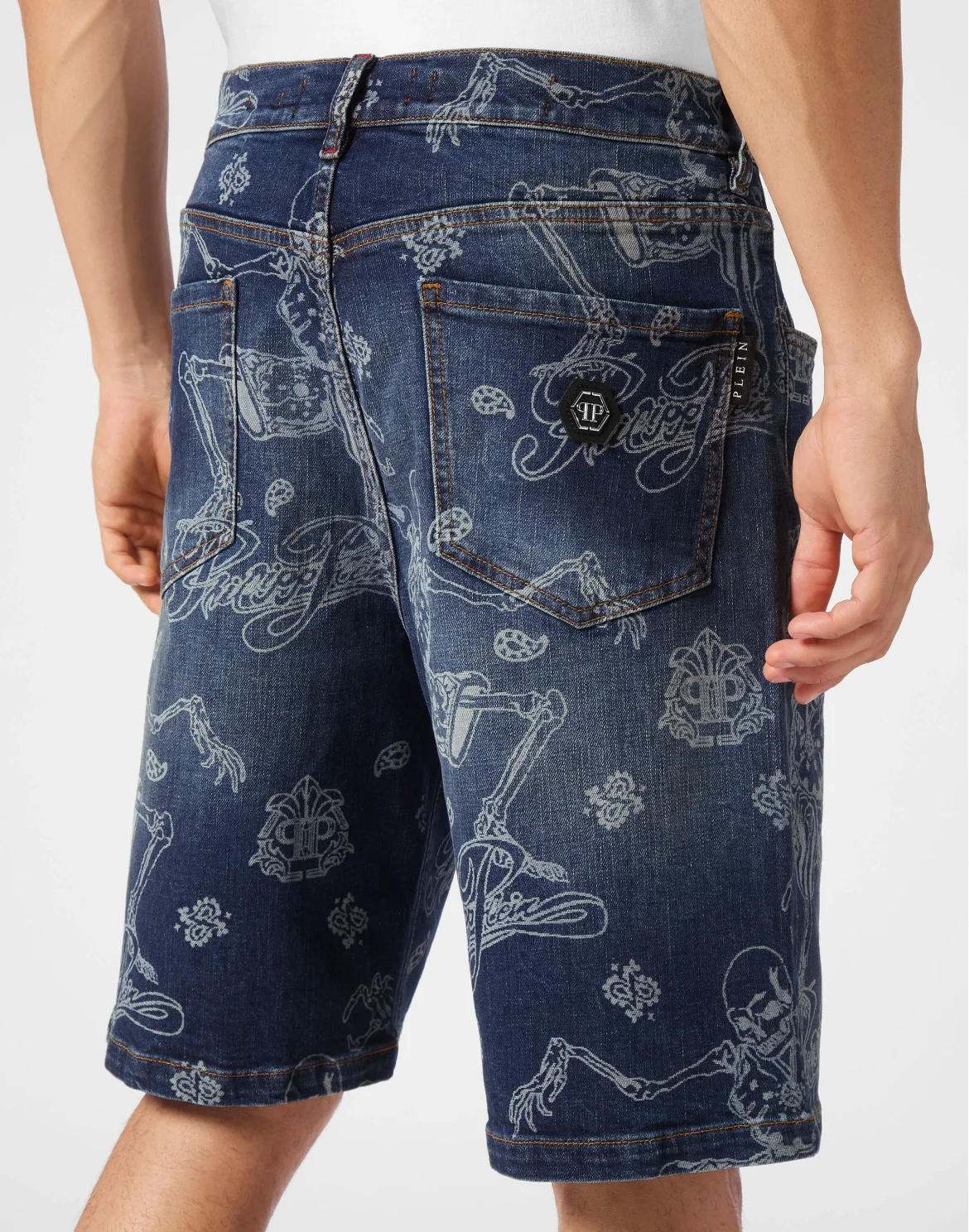 Formentera Denim Shorts Skeleton, цвет: Синий