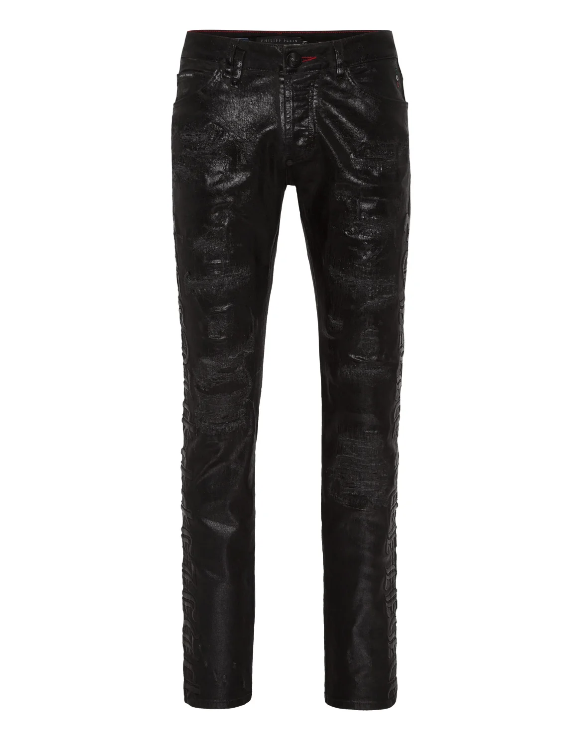 Super Straight Cut Trousers Gothic Plein, цвет: Черный