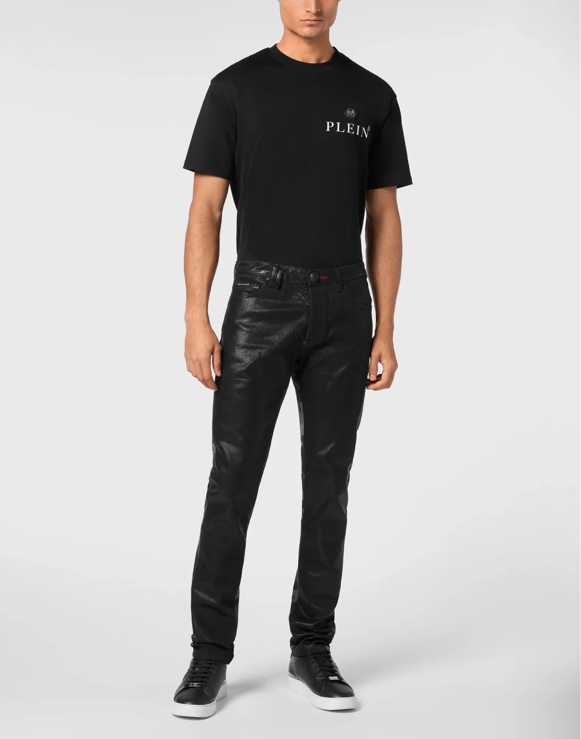 Super Straight Cut Trousers Camouflage, цвет: Черный