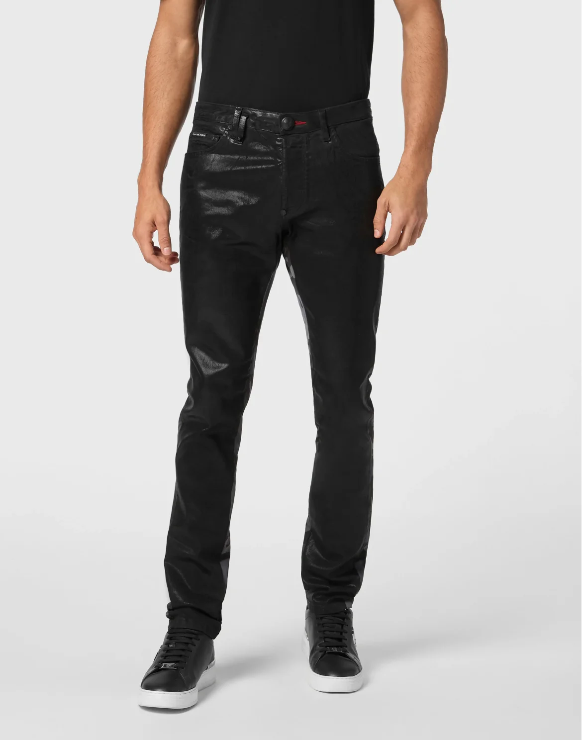 Super Straight Cut Trousers Camouflage, цвет: Черный