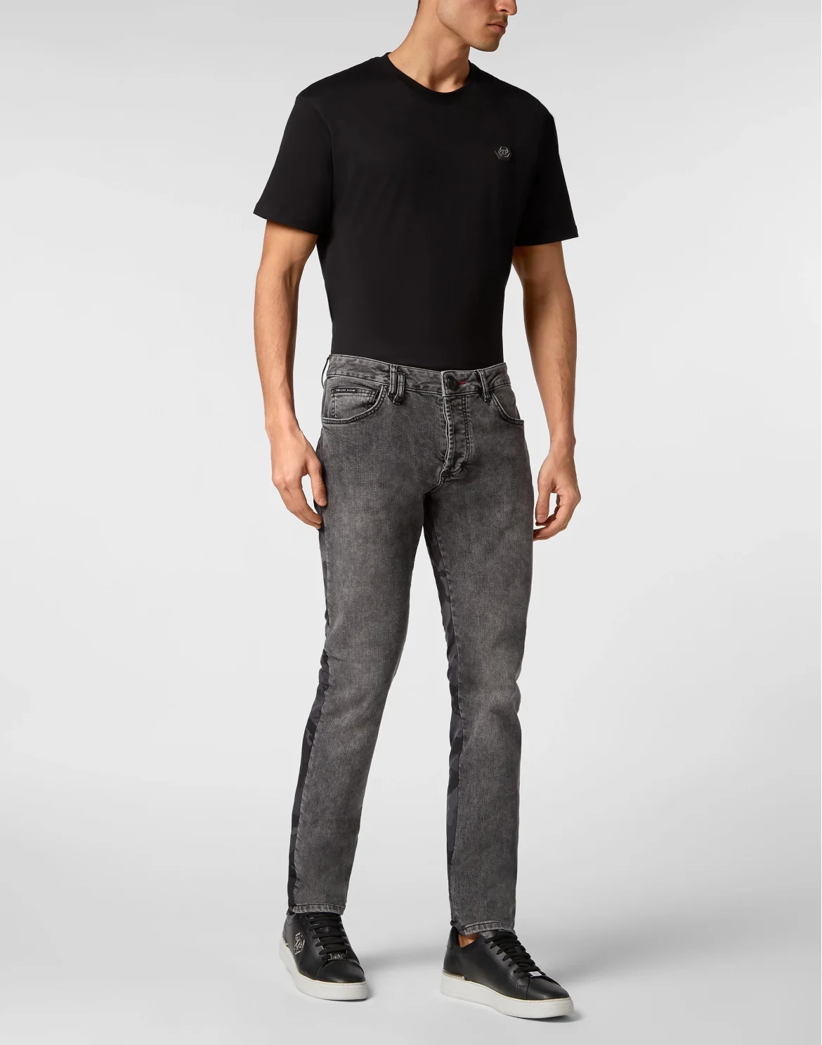 Super Straight Cut Trousers Camouflage, цвет: Черный