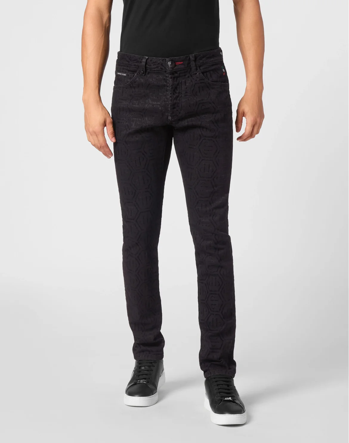 Super Straight Cut Monogram, цвет: Черный
