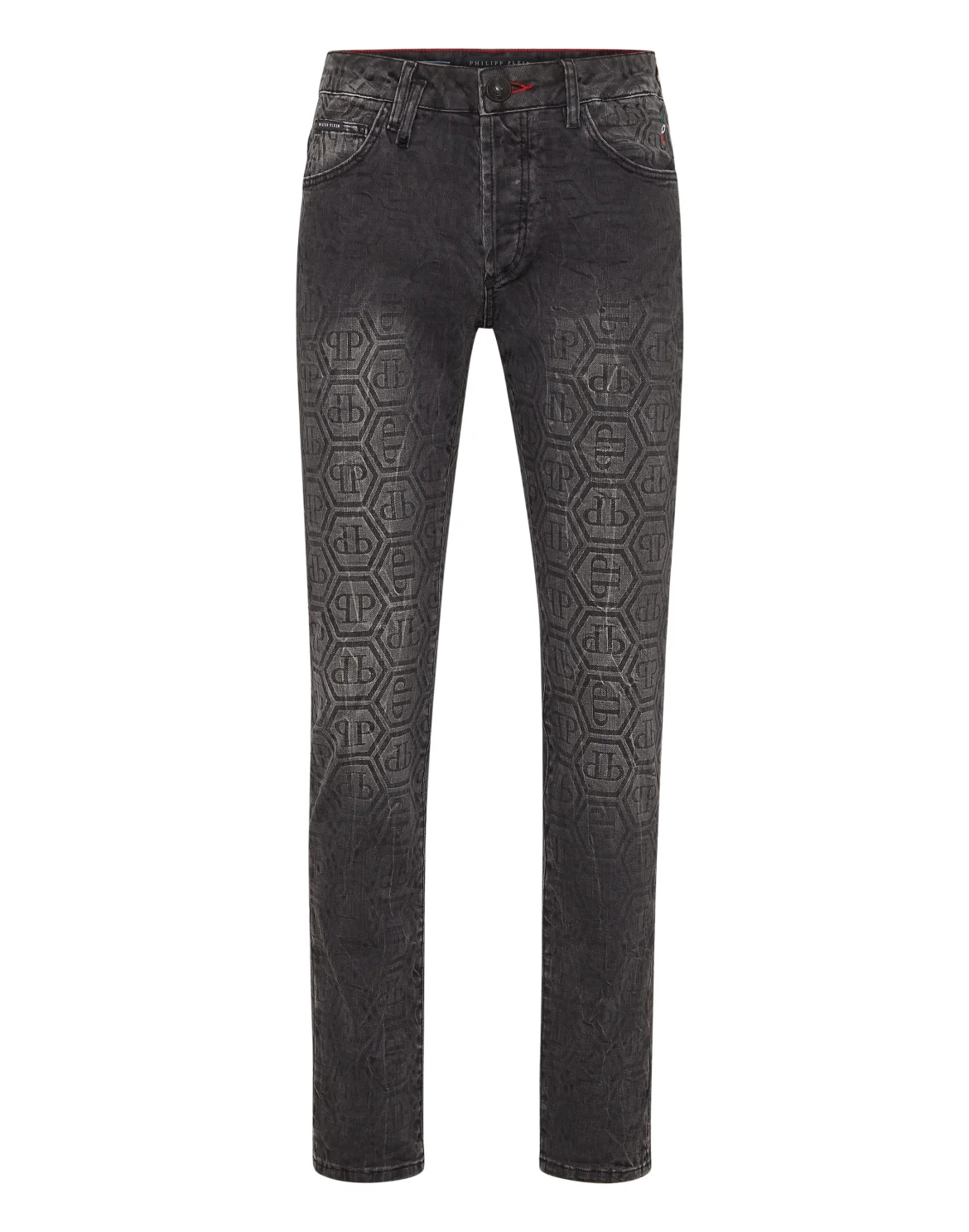 Super Straight Cut Monogram, цвет: Серый