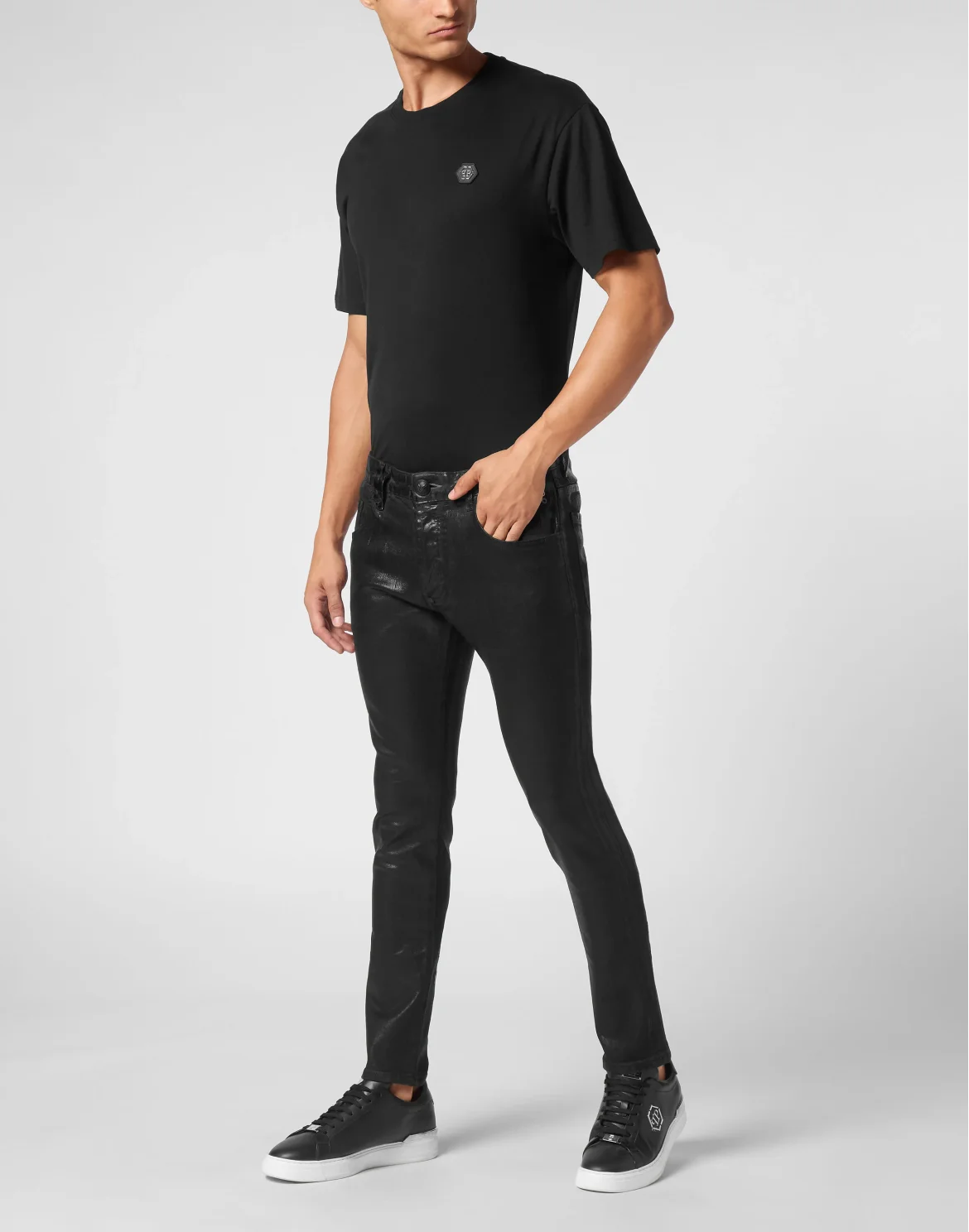 Skinny Trousers Skull, цвет: Черный