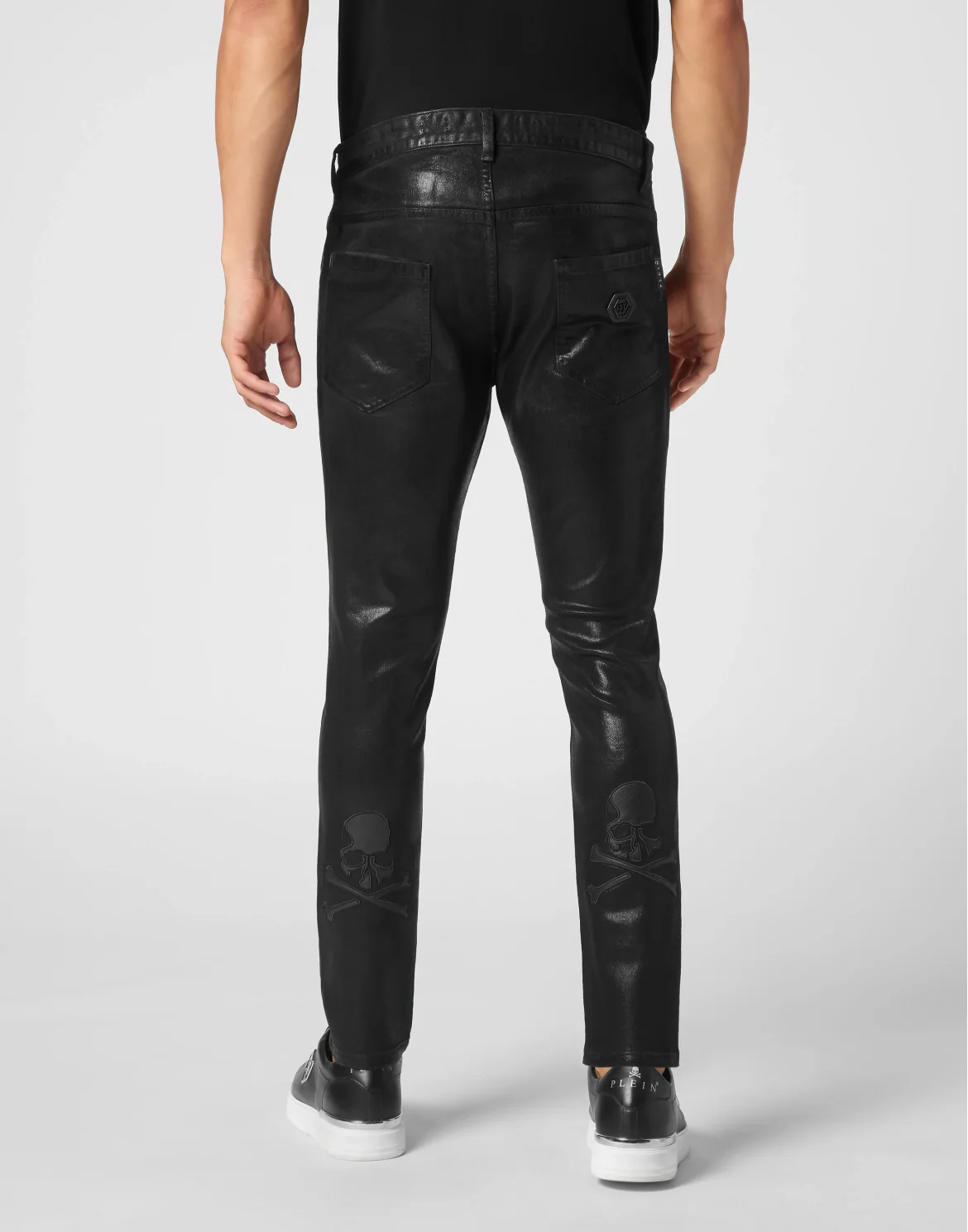 Skinny Trousers Skull, цвет: Черный