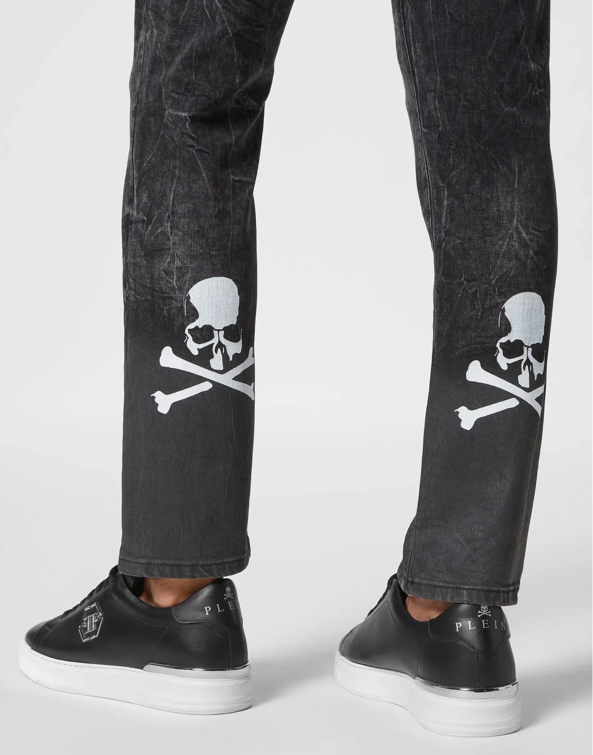 Skinny Trousers Skull, цвет: Черный