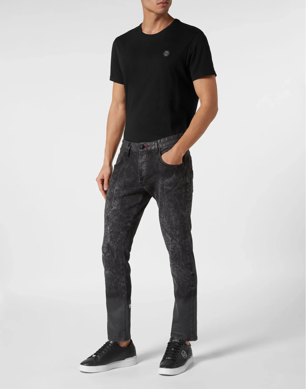 Skinny Trousers Skull, цвет: Черный
