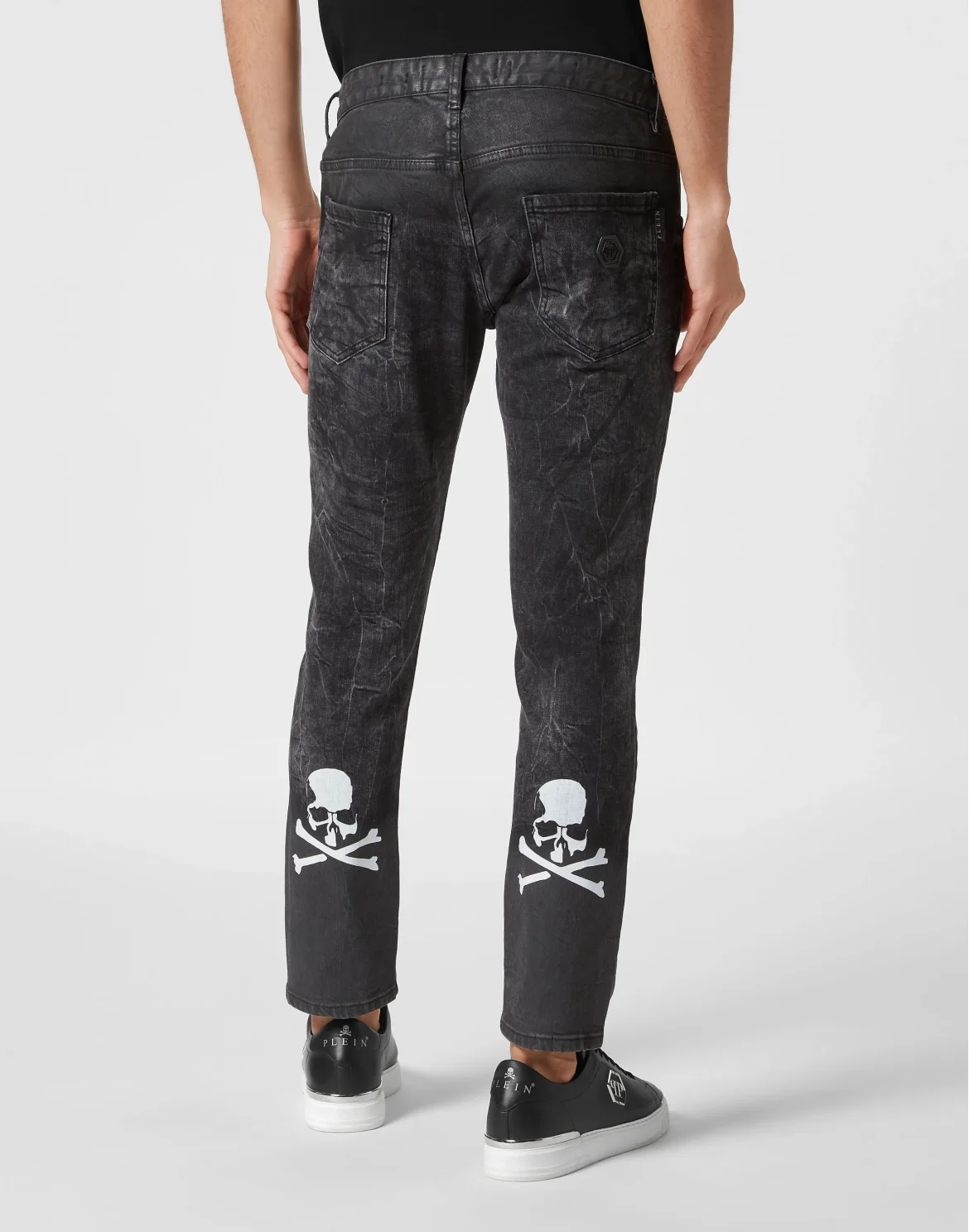 Skinny Trousers Skull, цвет: Черный