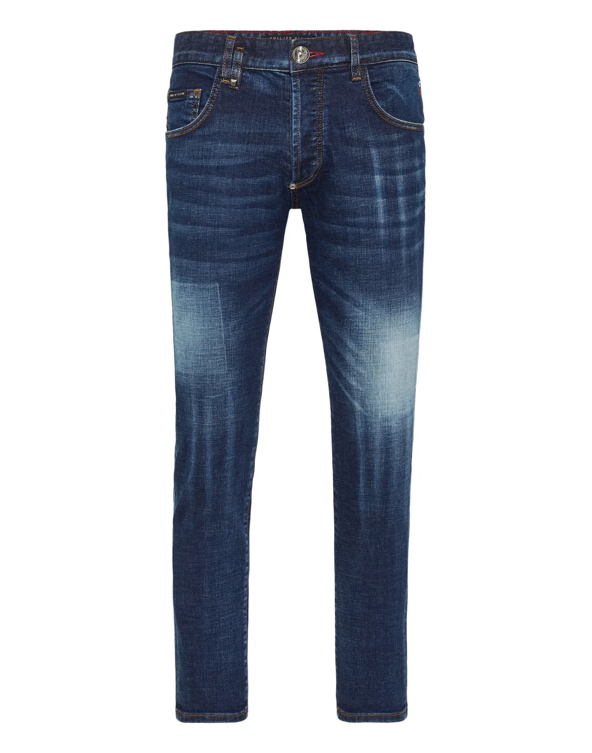 Skinny Trousers Skull, цвет: Синий