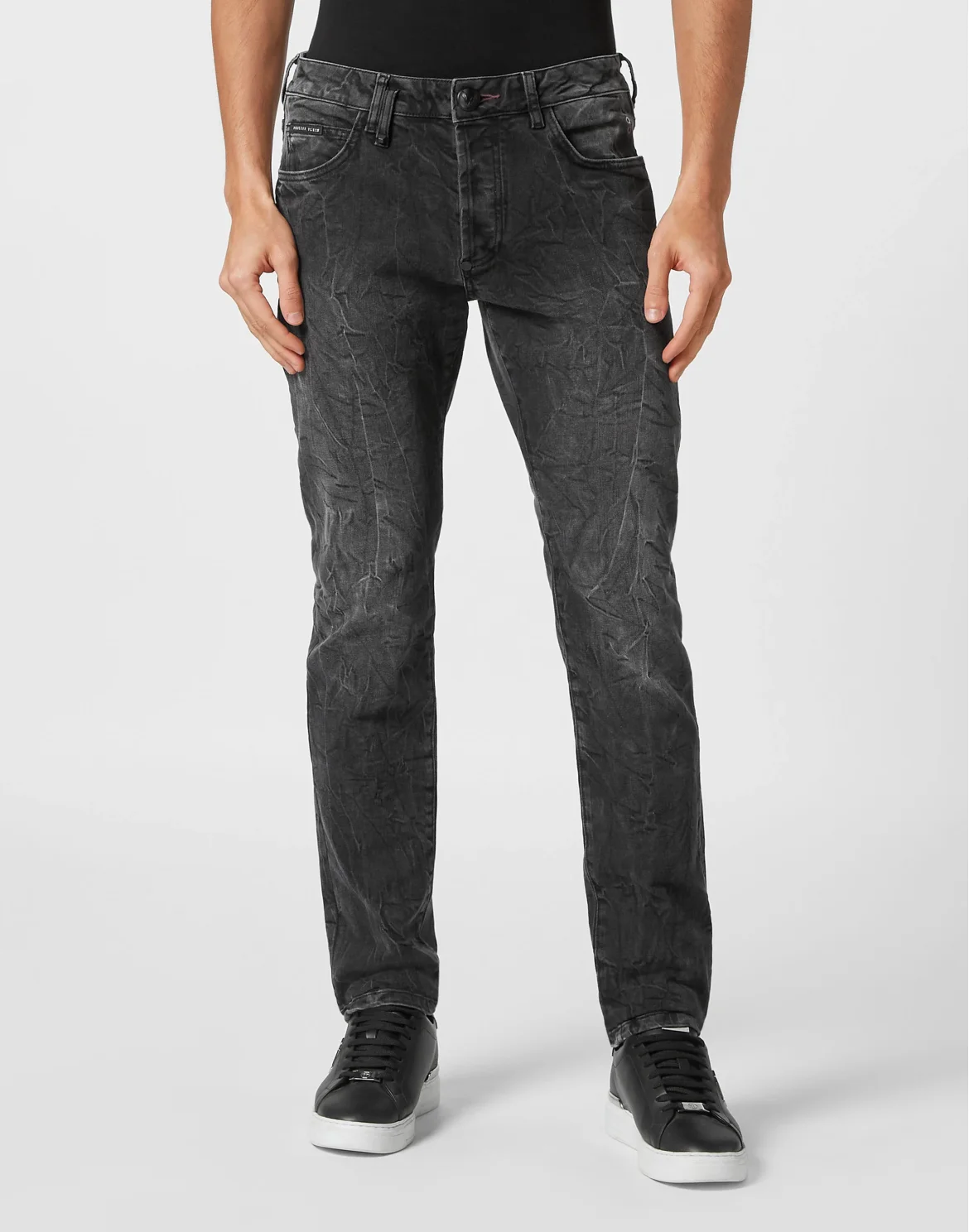 Super Straight Cut Trousers Skull, цвет: Серый