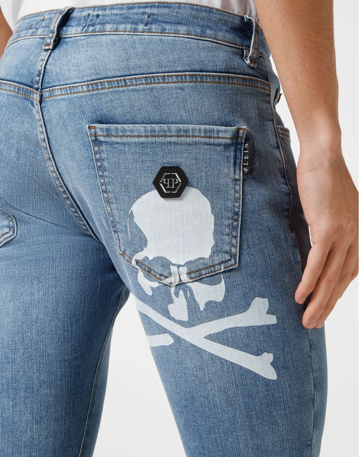 Super Straight Cut Trousers Skull, цвет: Серый