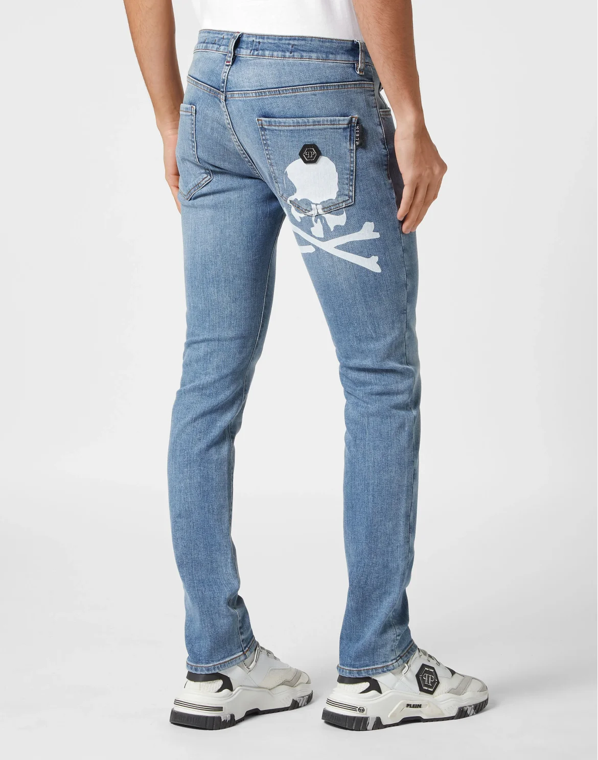 Super Straight Cut Trousers Skull, цвет: Серый