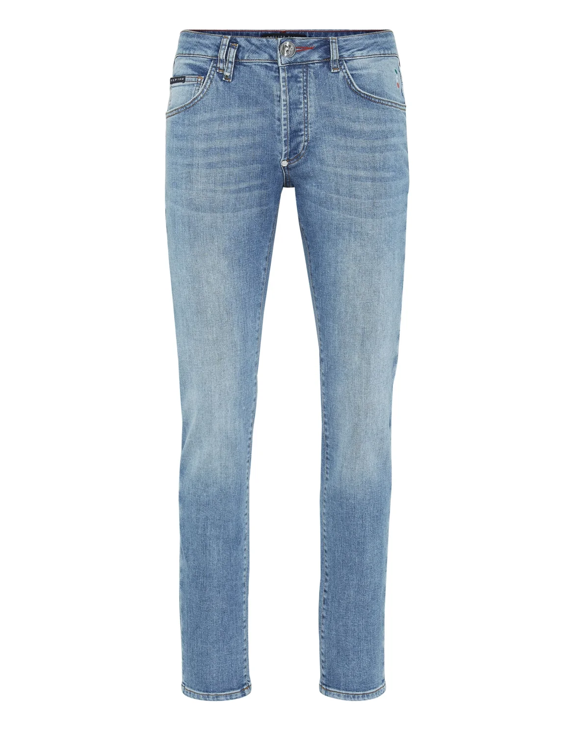 Super Straight Cut Trousers Skull, цвет: Серый